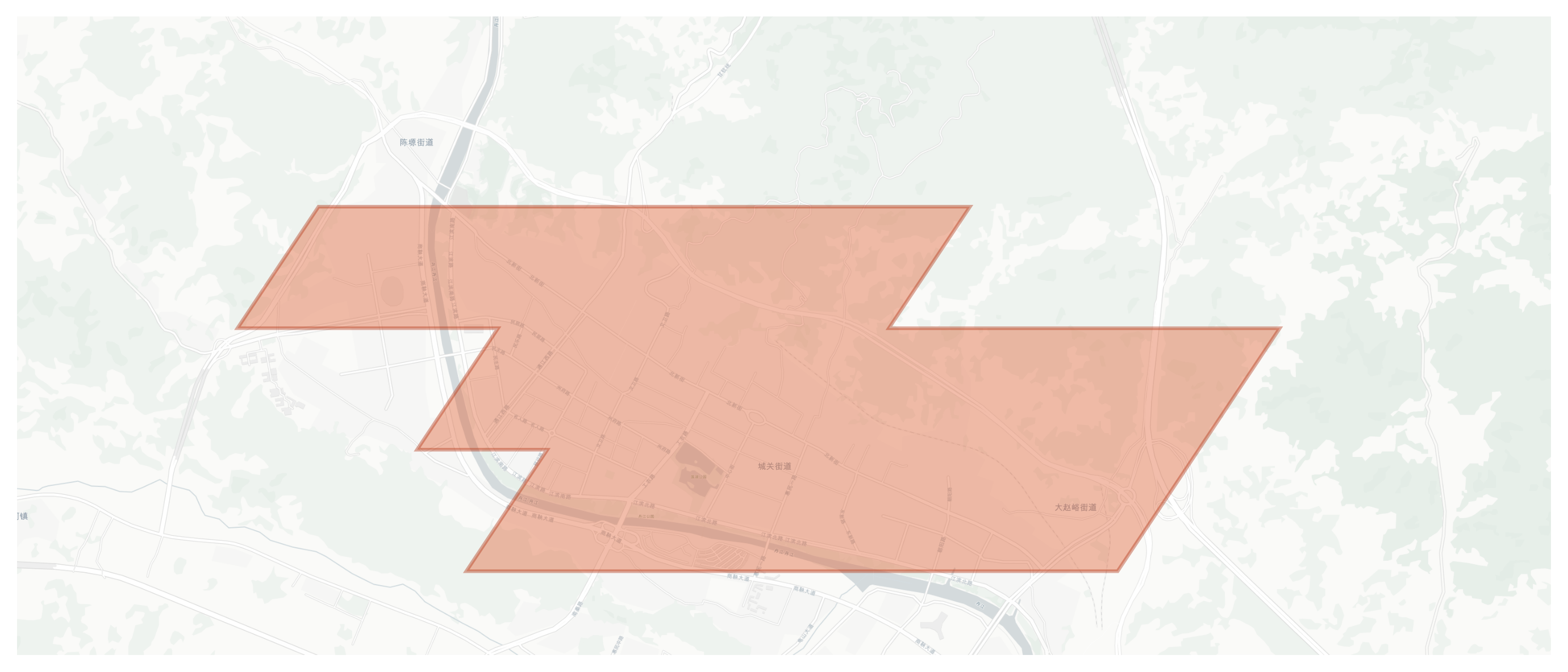 Shangluo geographic map