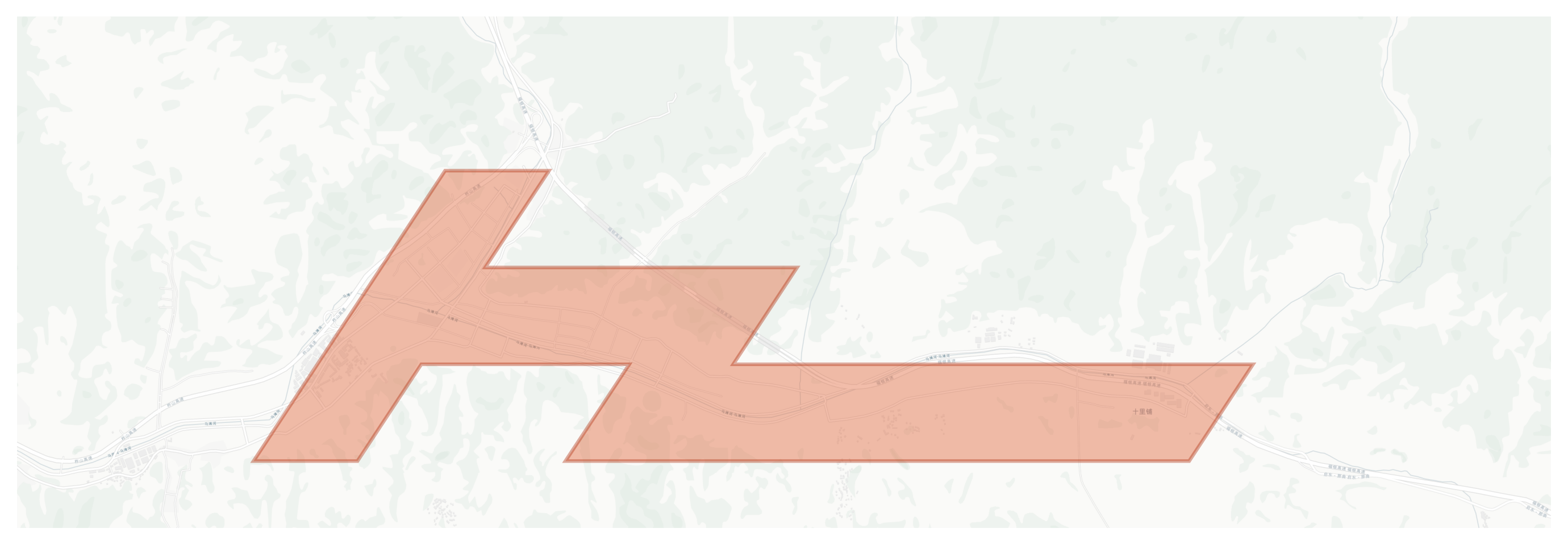 Shanyang geographic map