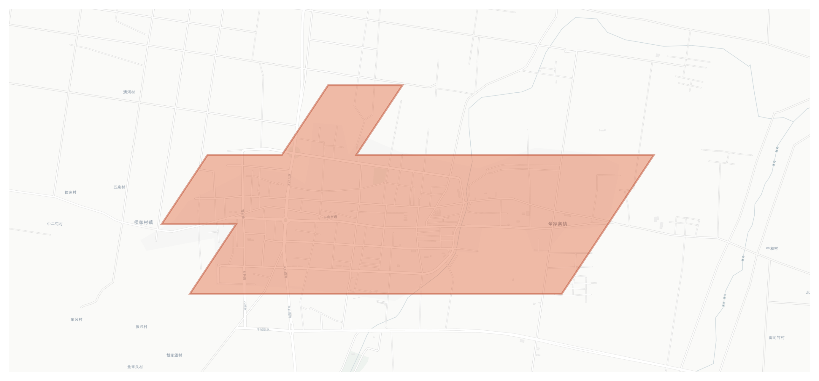 Zhouzhi geographic map