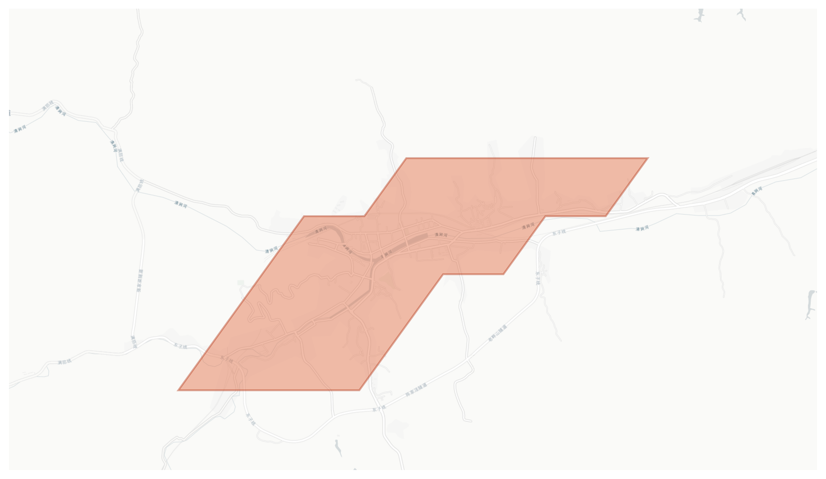Zichang geographic map