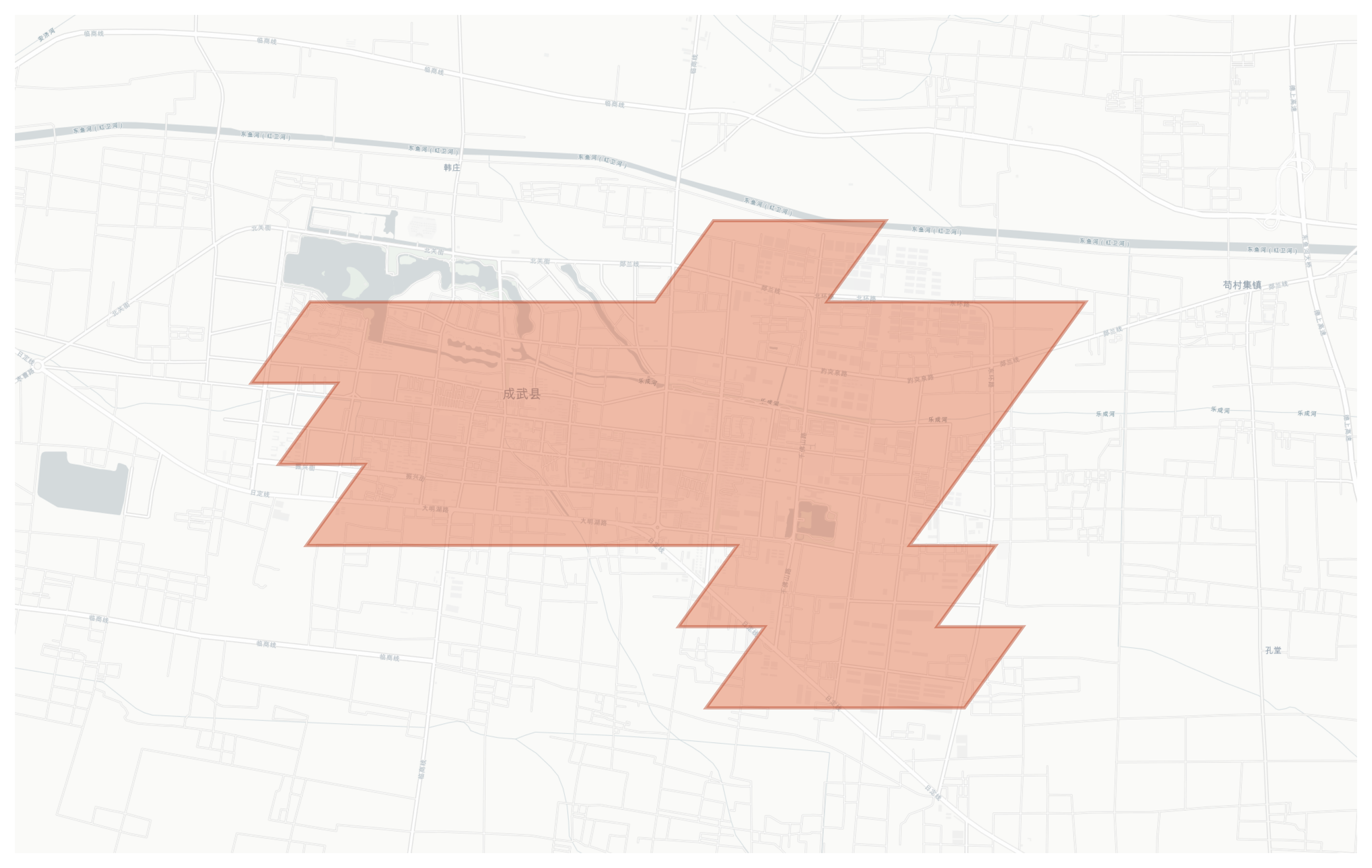 Chengwu geographic map