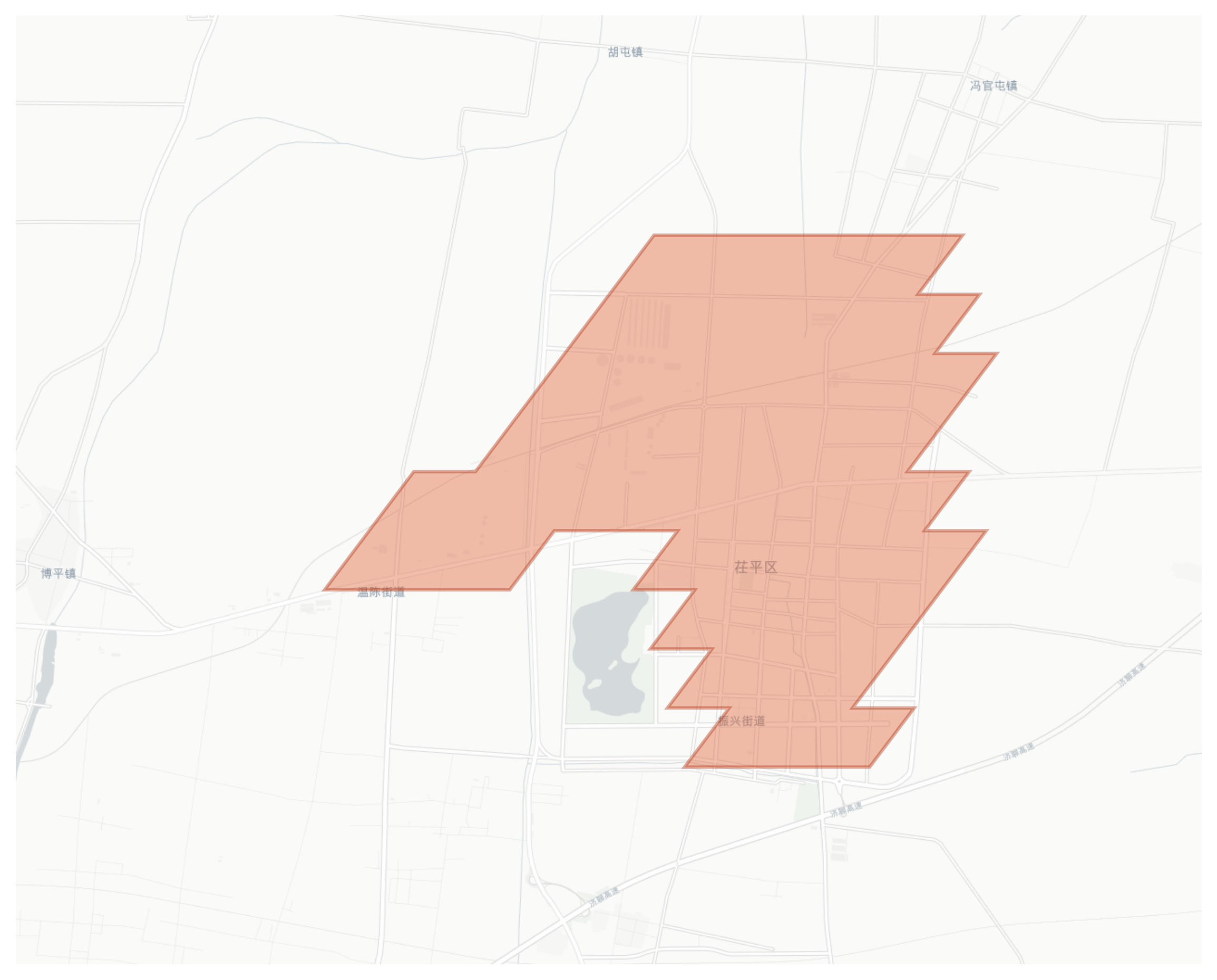 Chiping geographic map