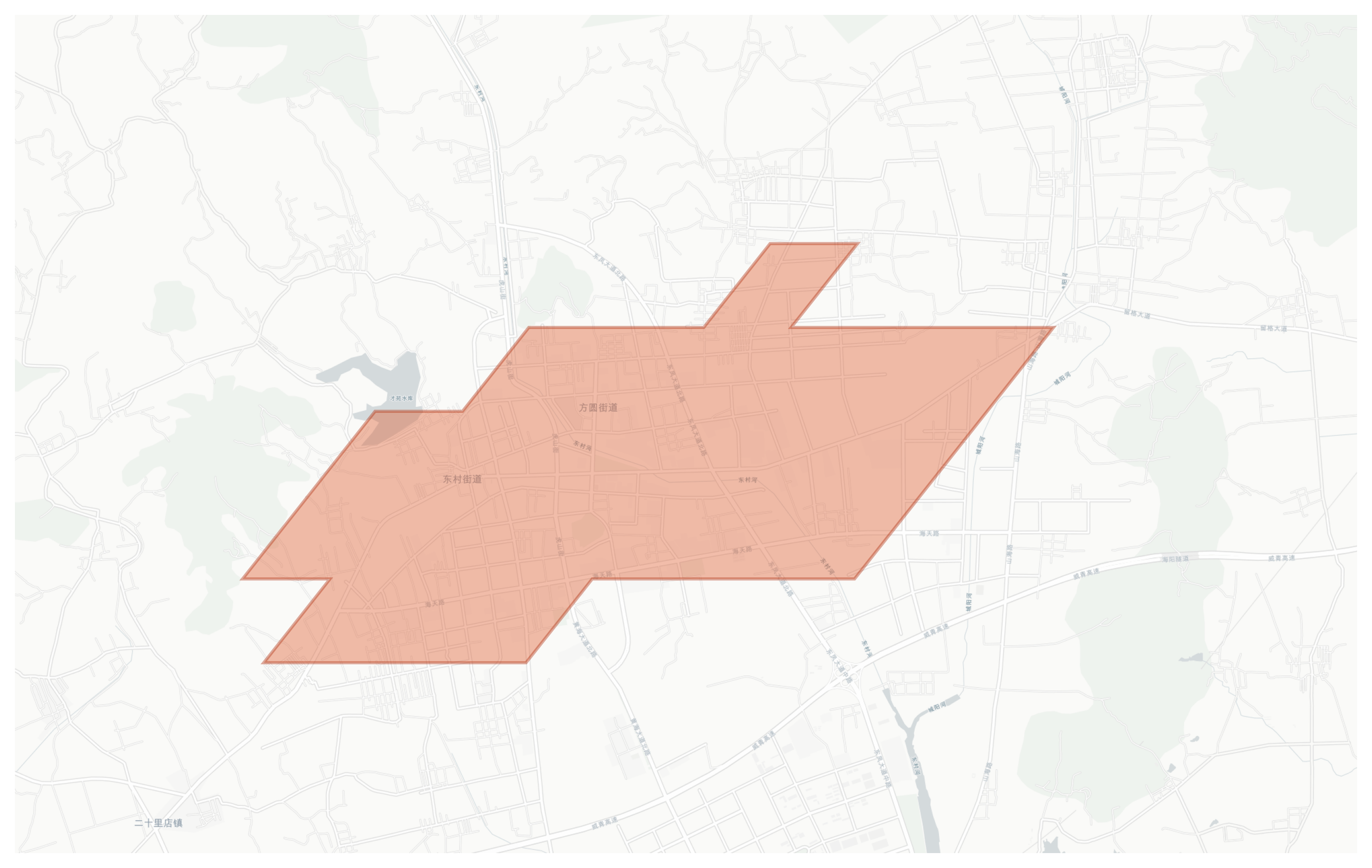 Dongcun geographic map