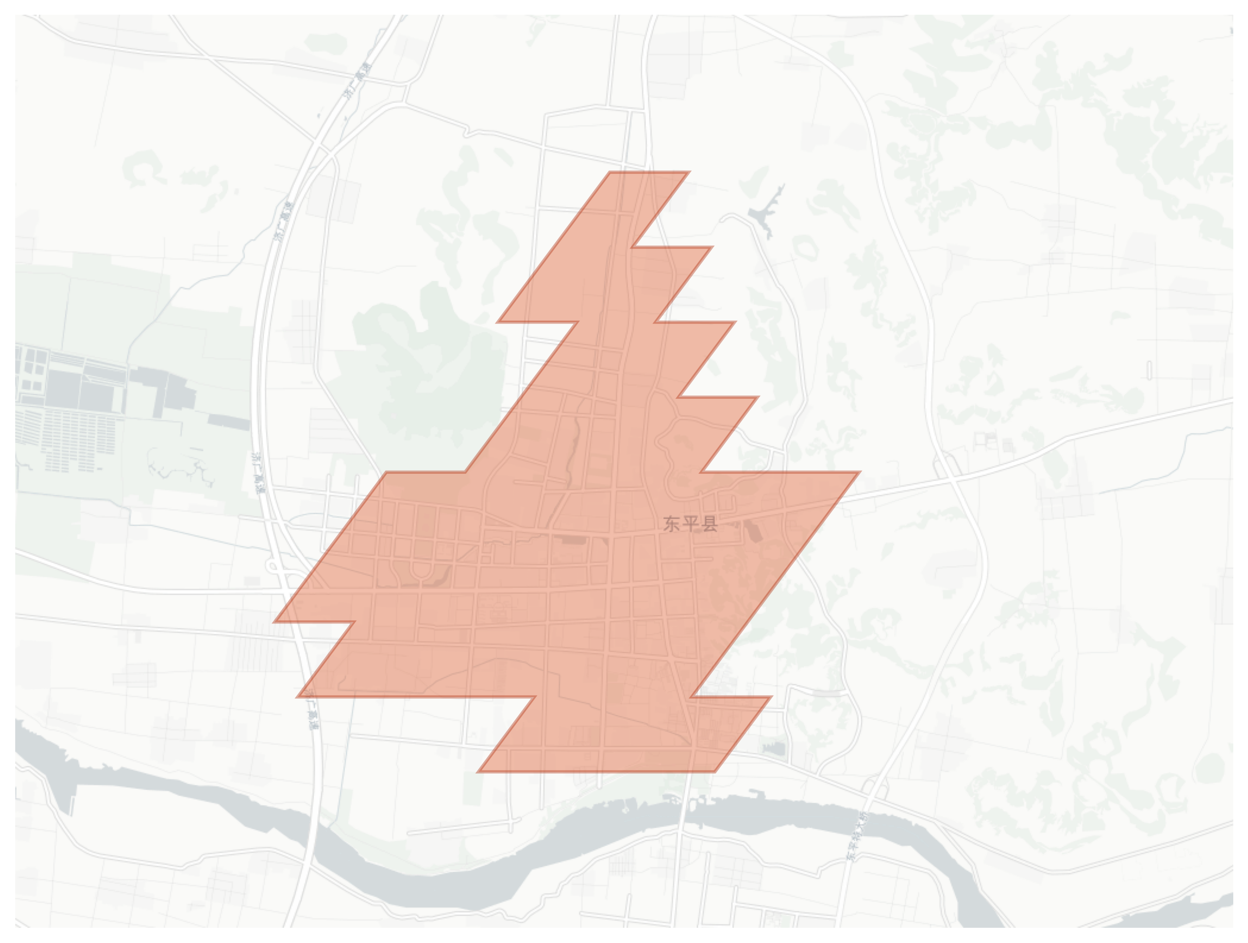 Dongping geographic map