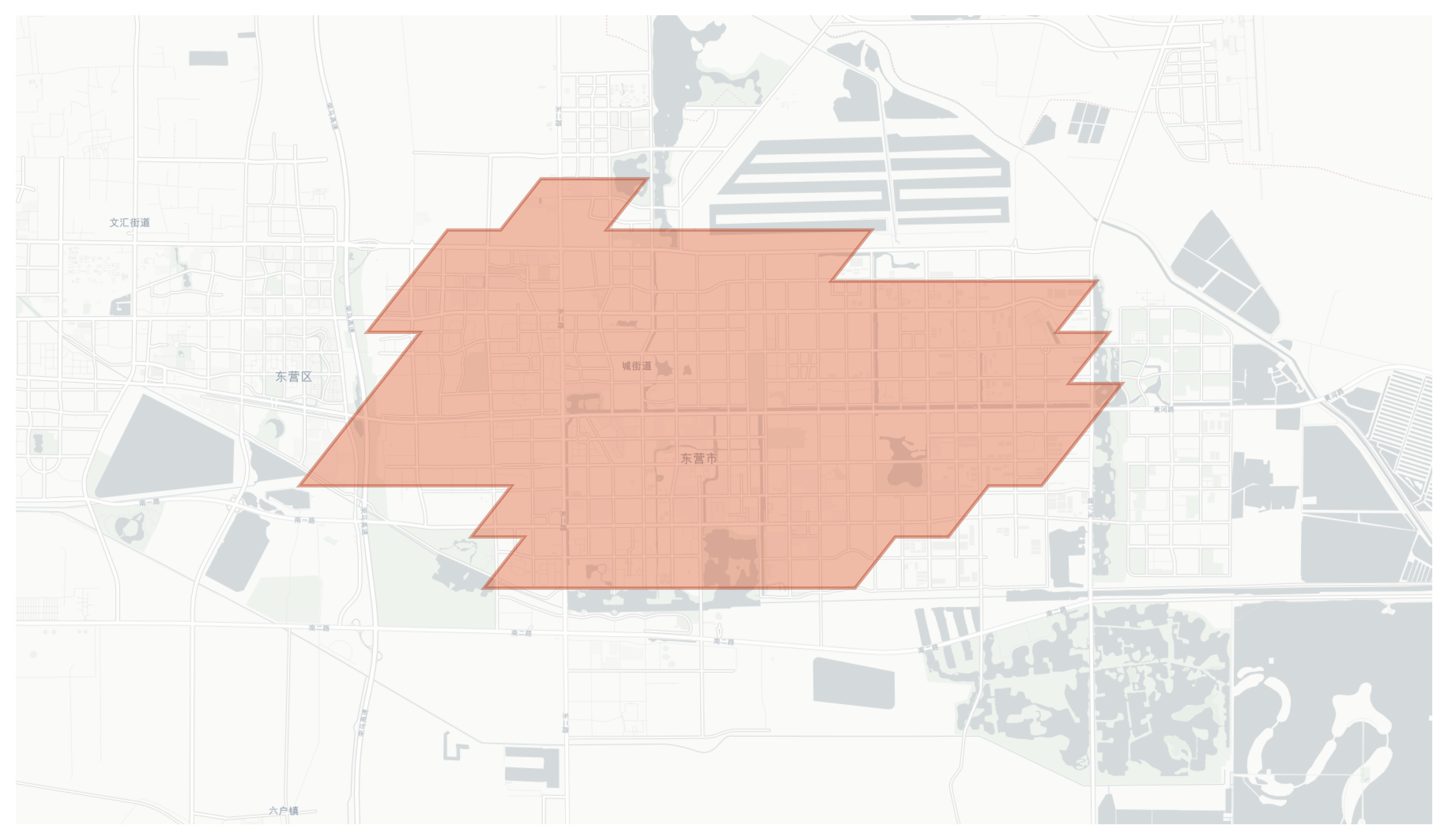 Dongying geographic map