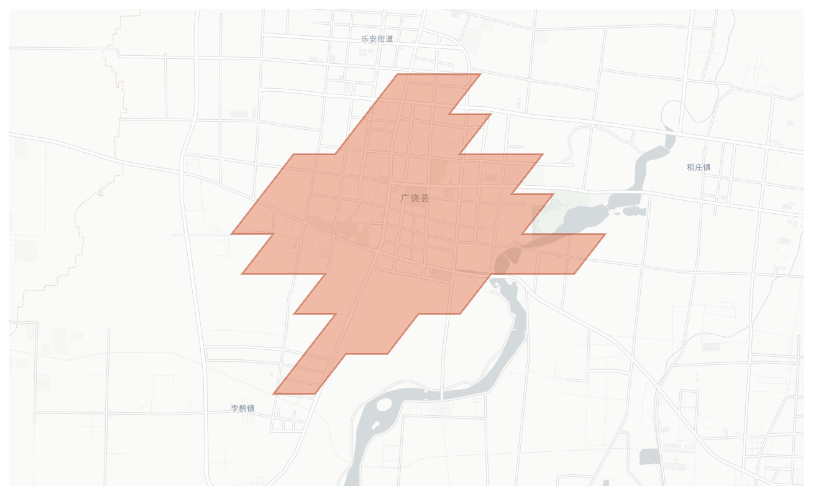 Guangrao geographic map