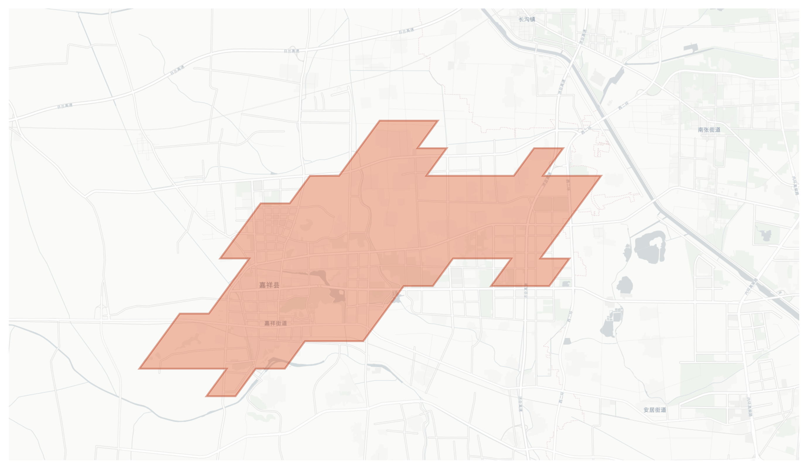 Jiaxiang geographic map
