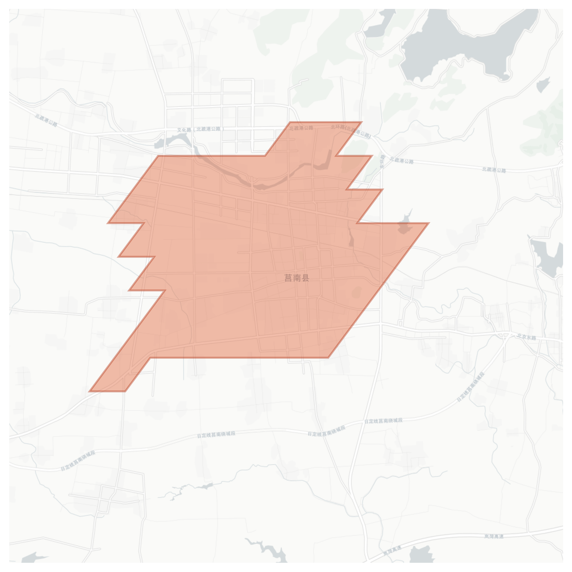 Junan geographic map