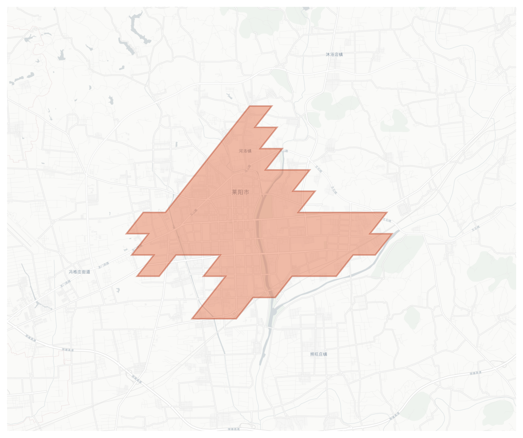 Laiyang geographic map