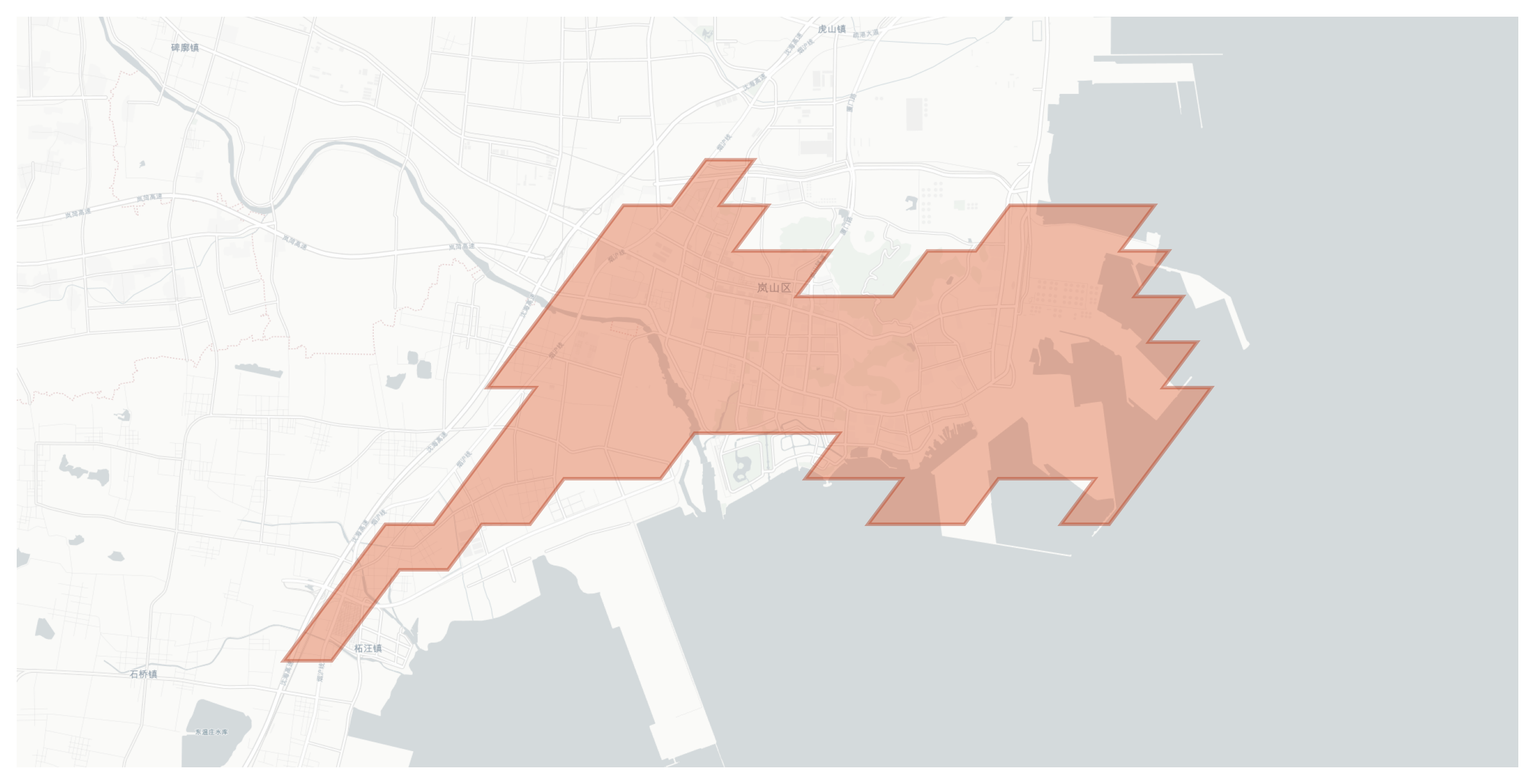 Lanshan geographic map