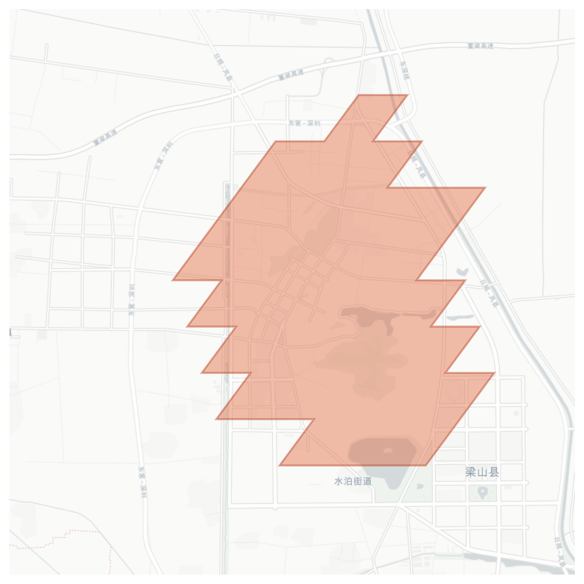 Liangshan geographic map