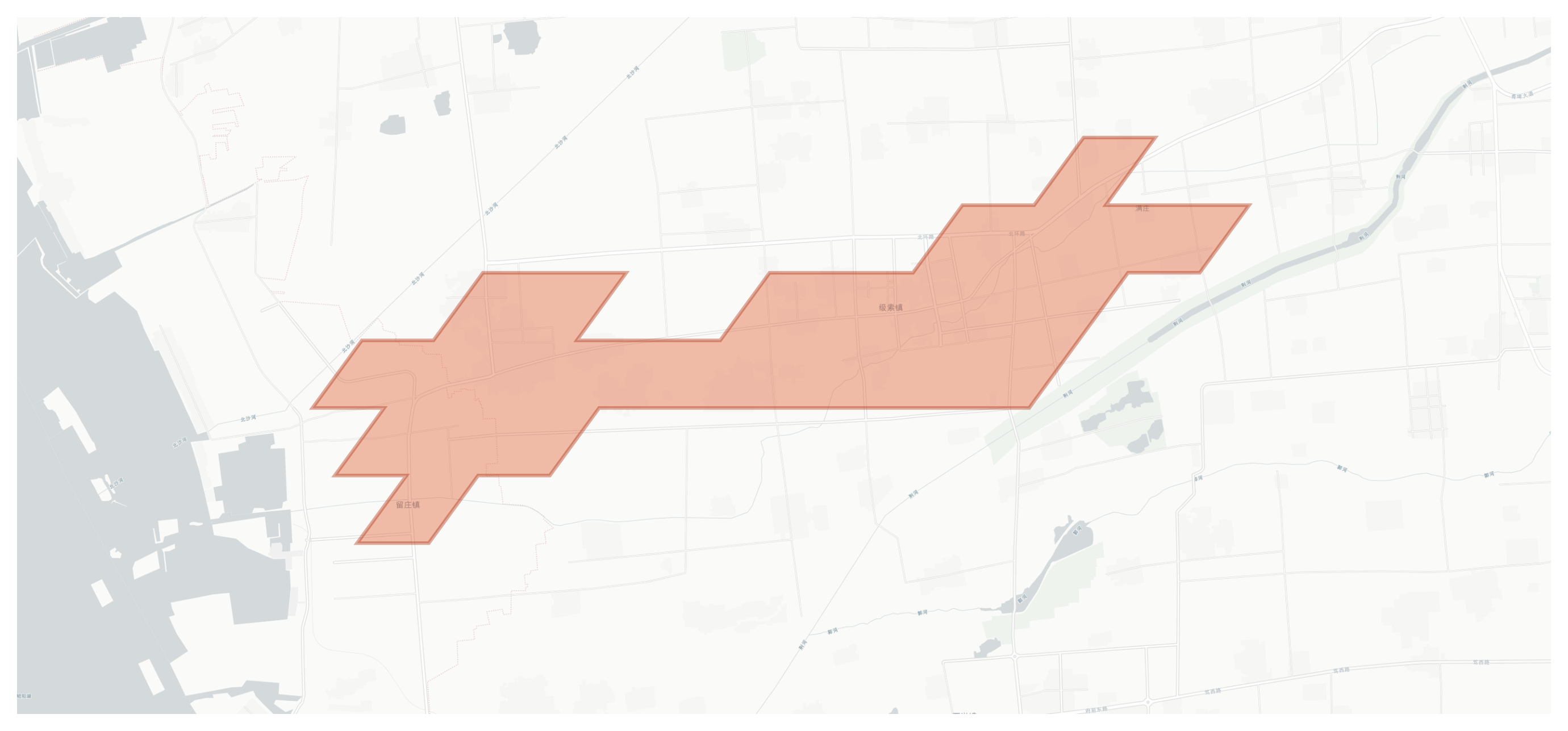 Liuzhuang geographic map