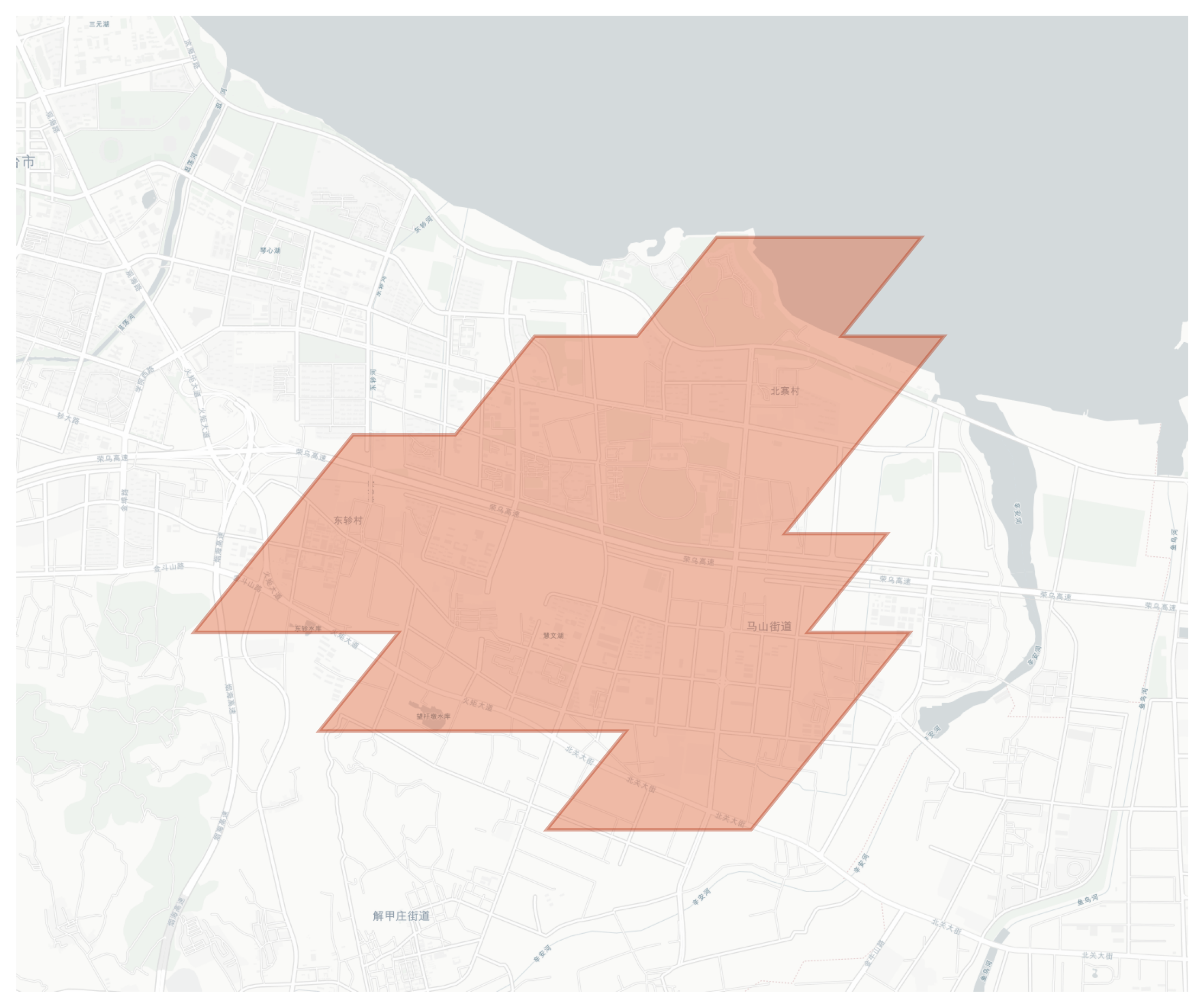 Mashan geographic map