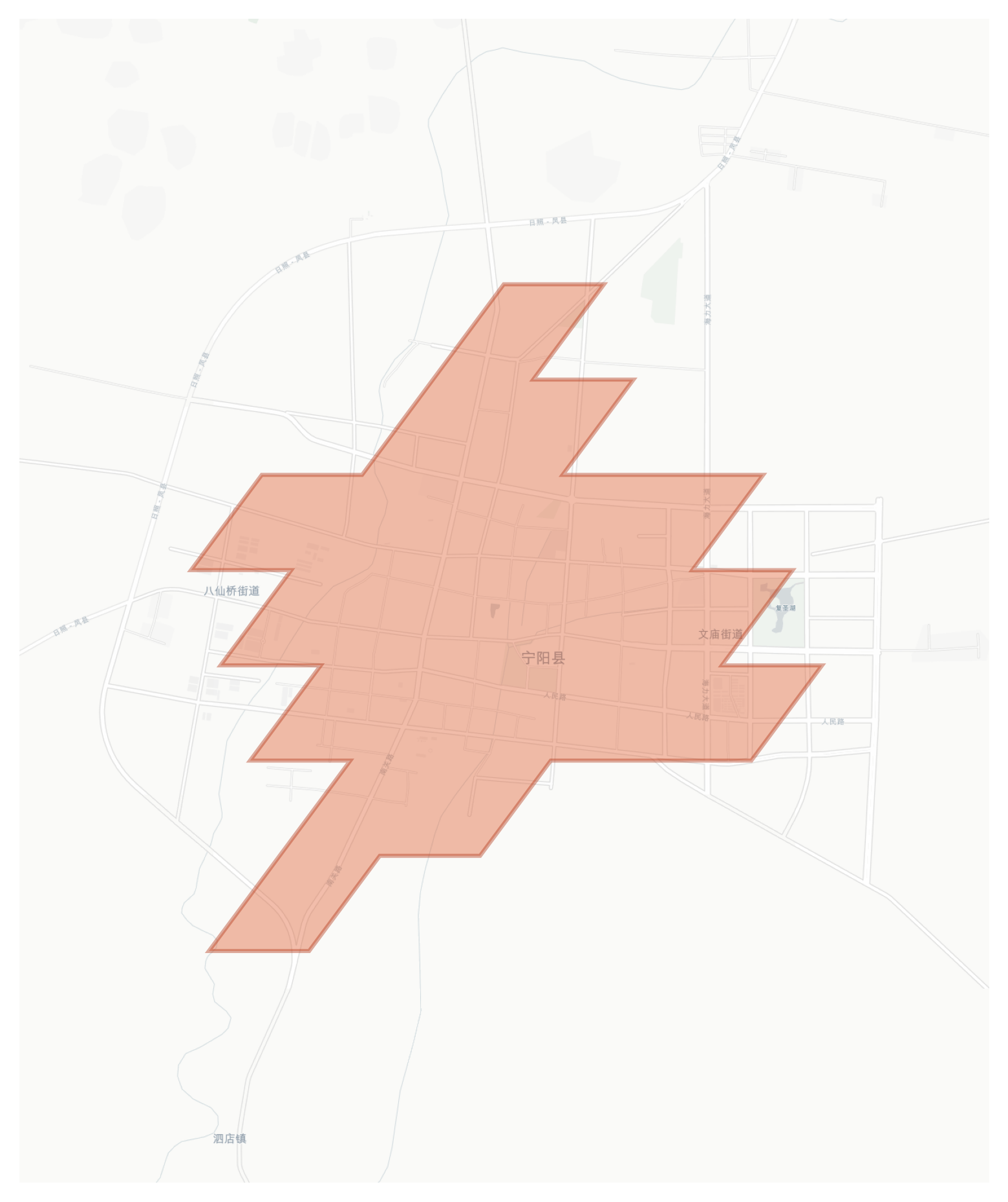 Ningyang geographic map