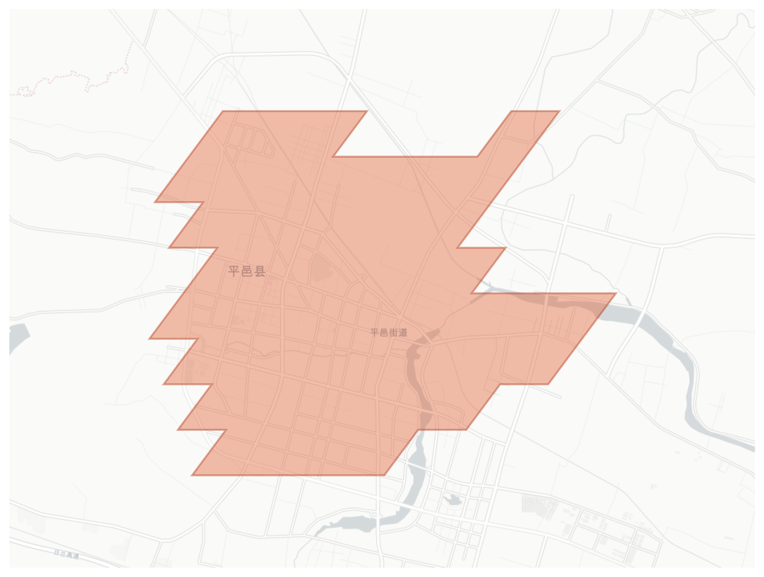 Pingyi geographic map