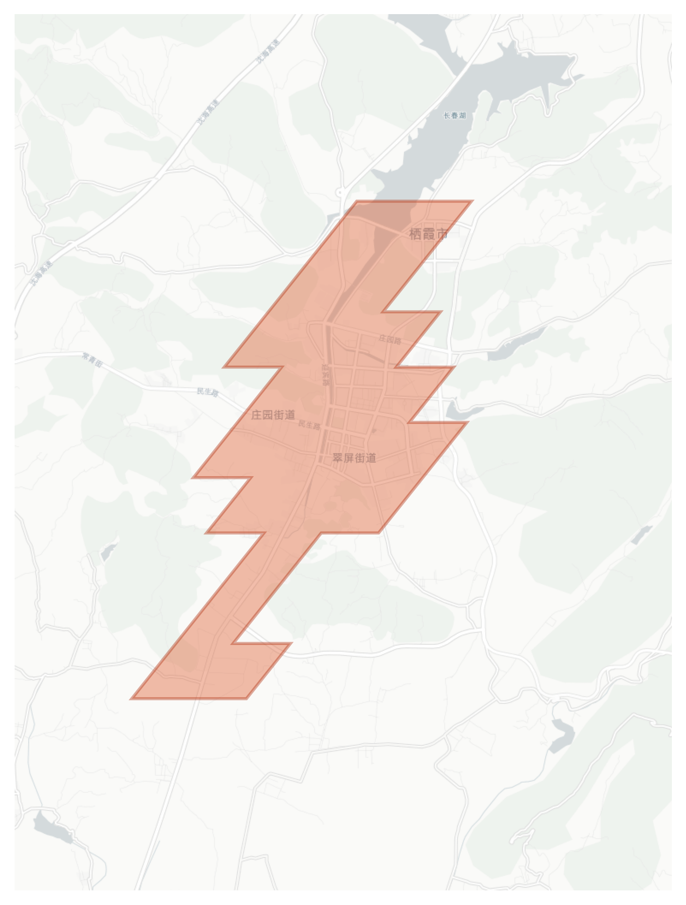 Qixia geographic map