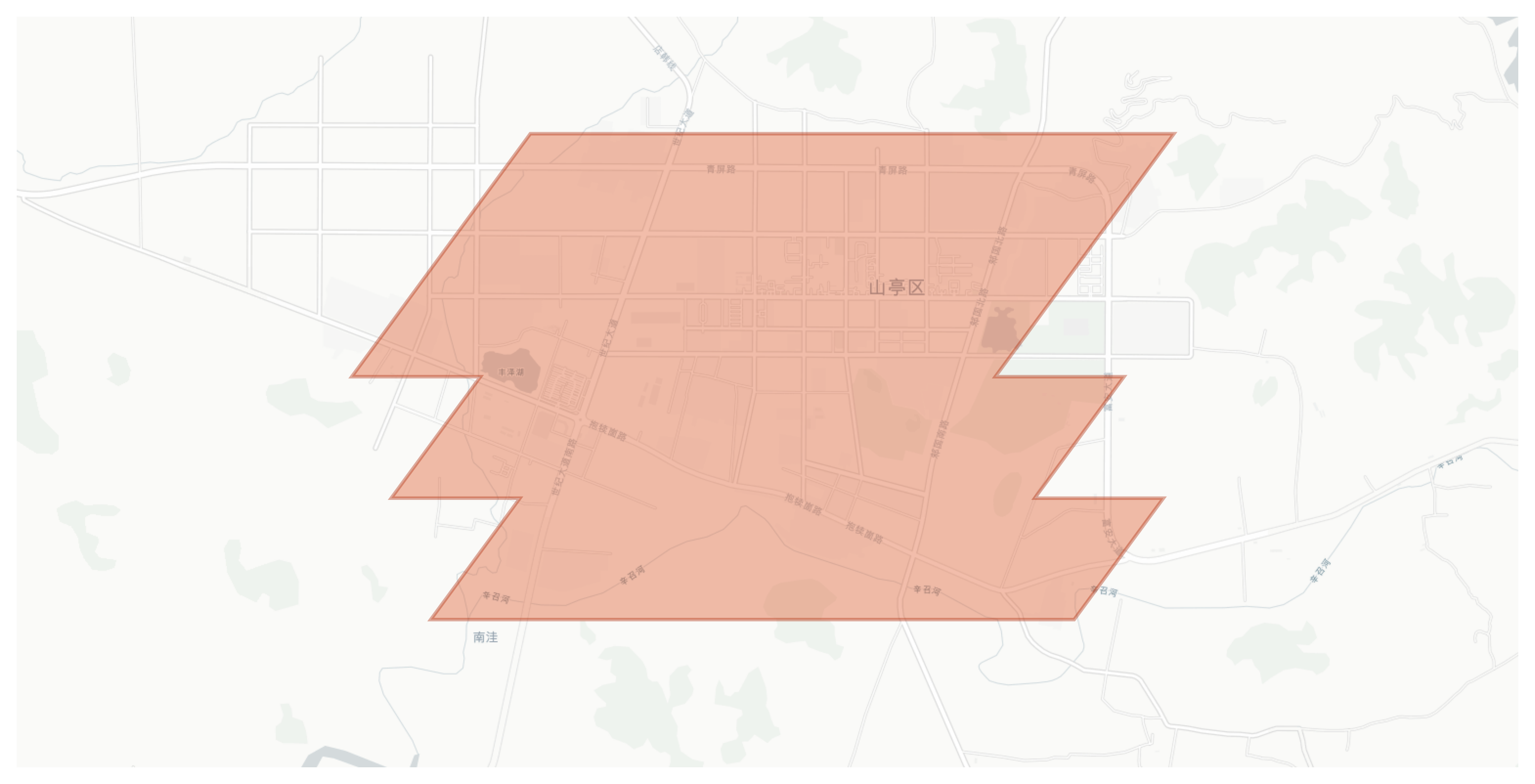 Shanting geographic map