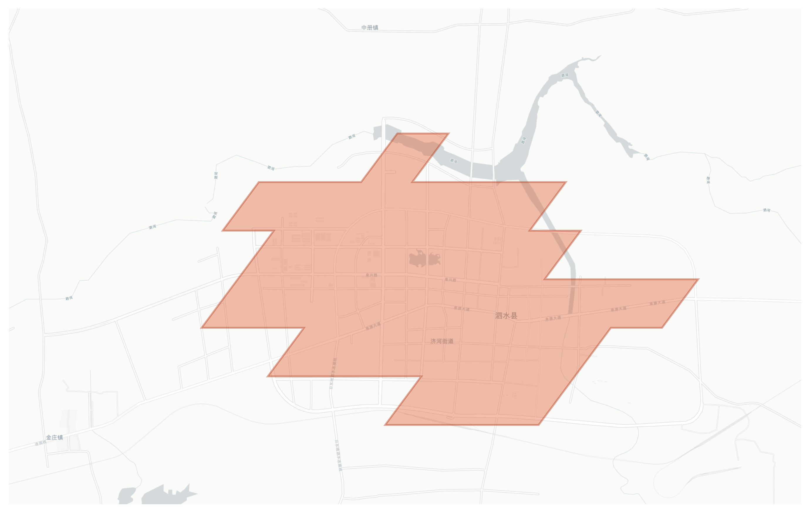Sishui geographic map