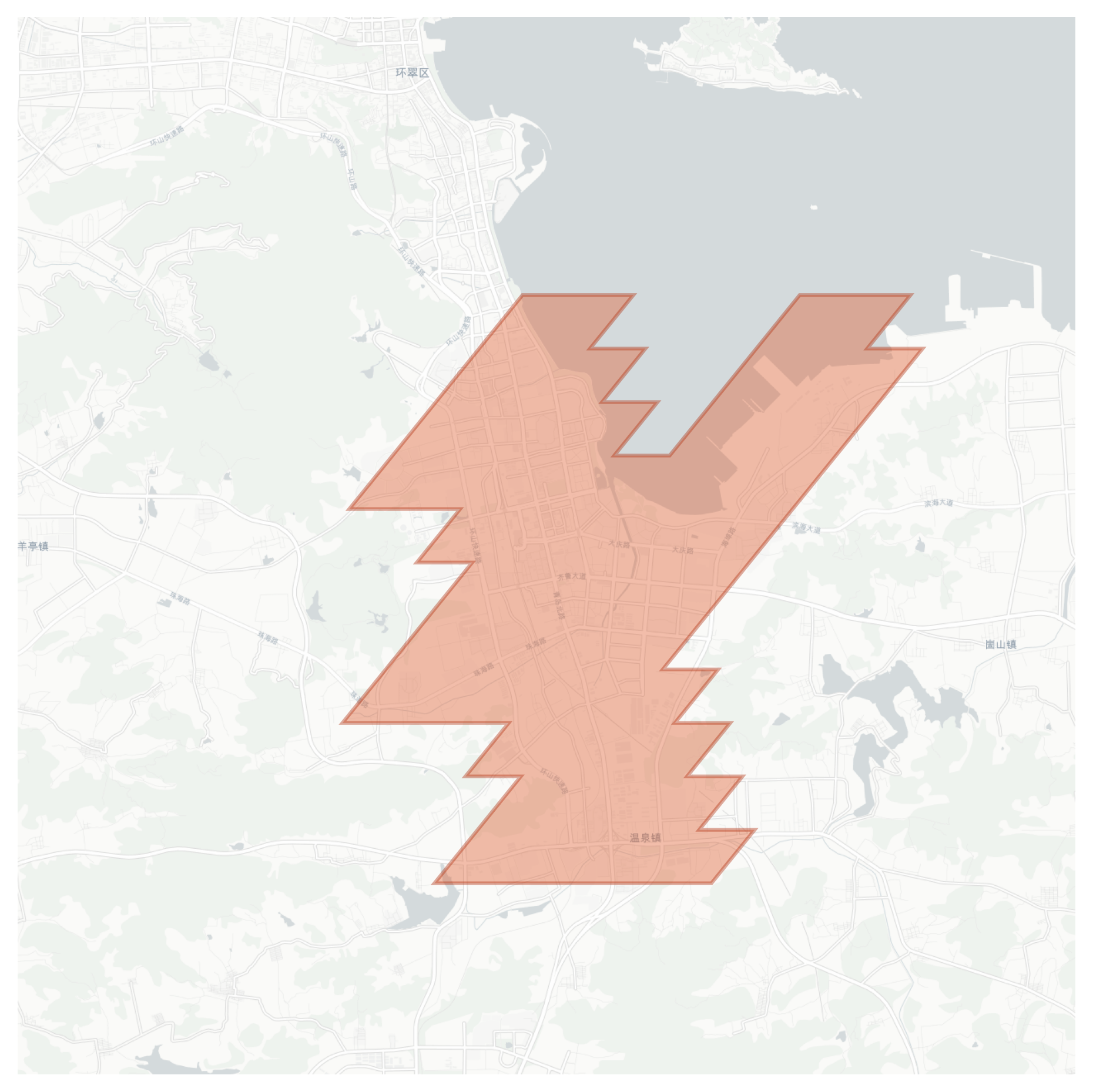 Songshan geographic map