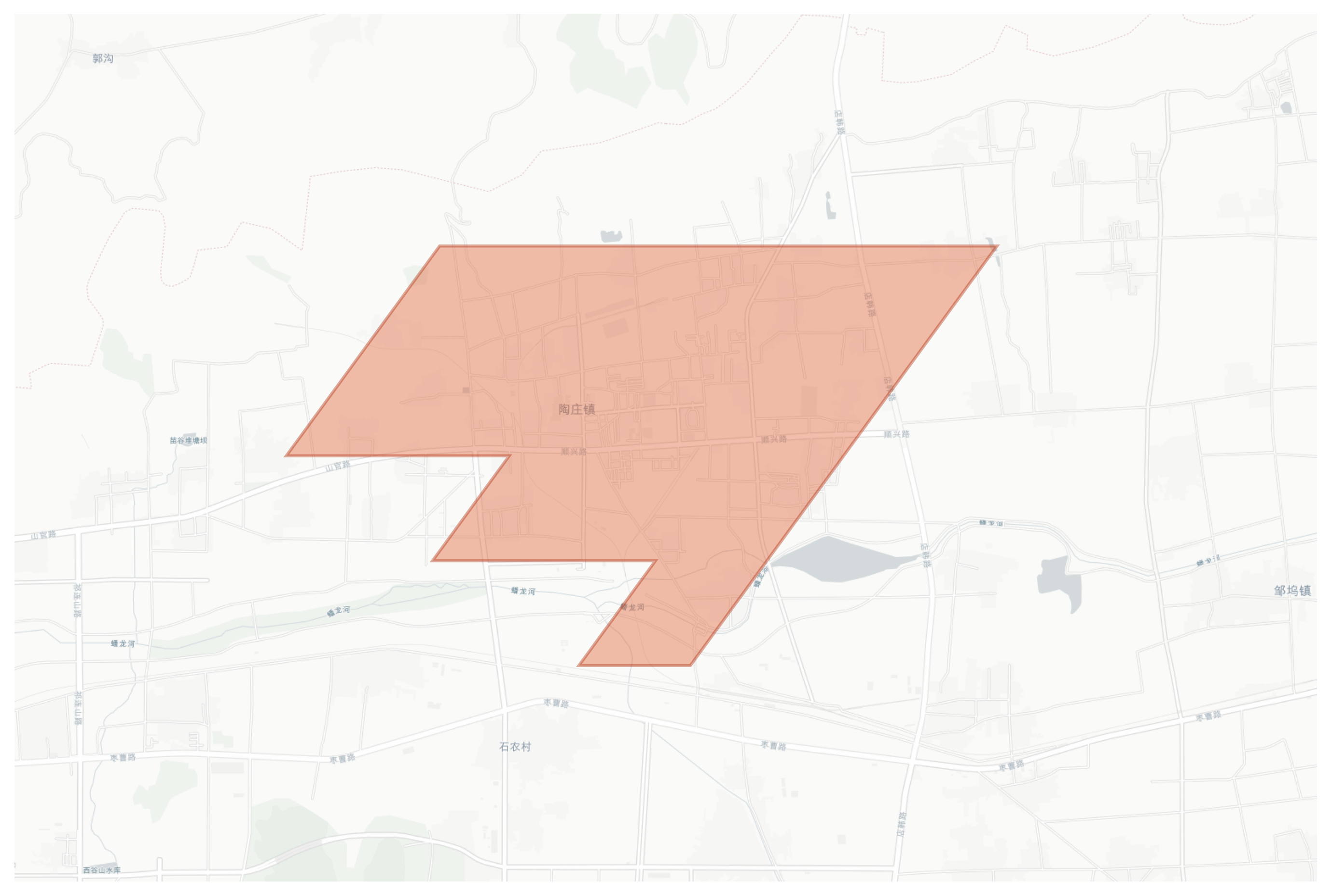 Taozhuang geographic map