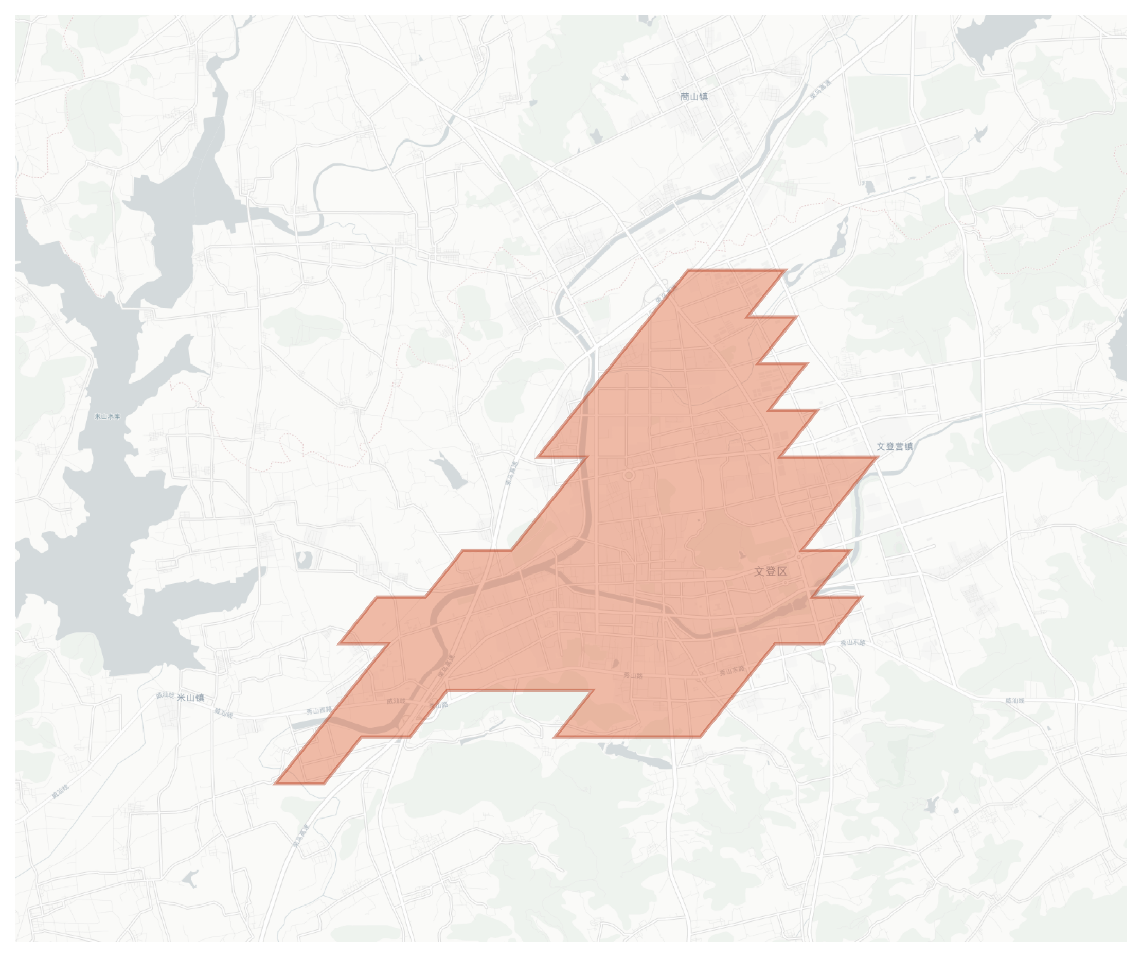 Wendeng geographic map