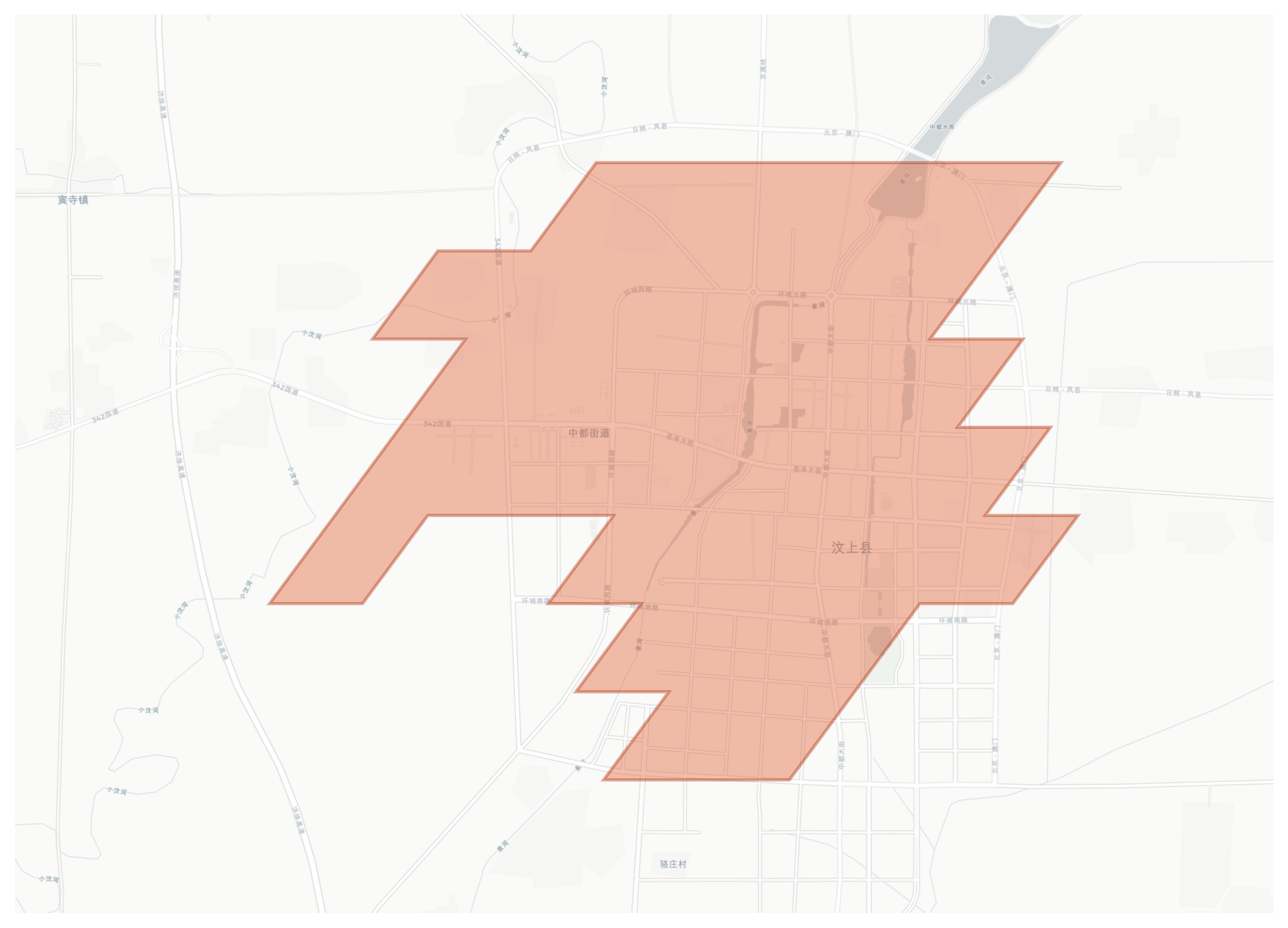Wenshang geographic map
