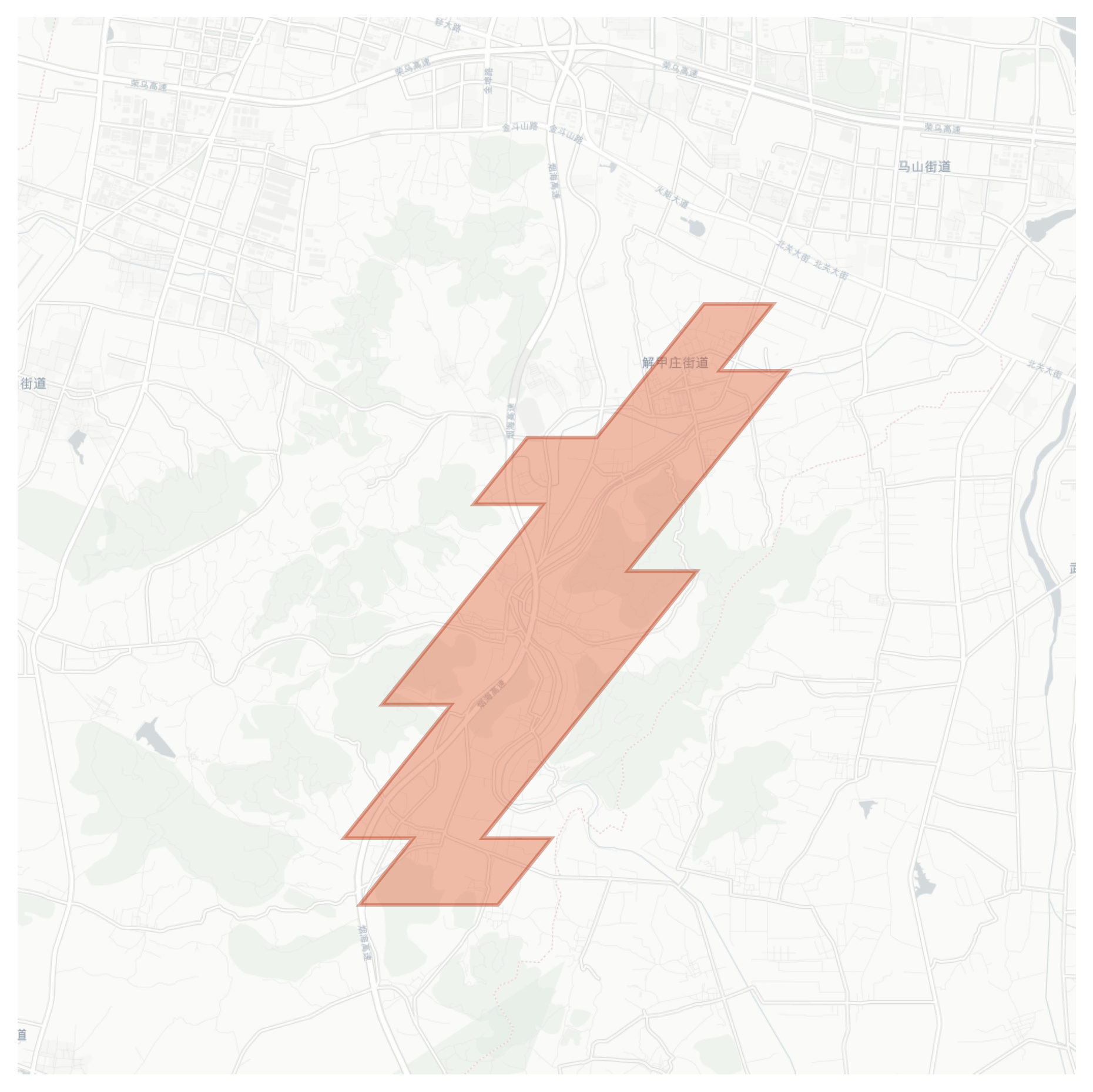 Xiejiazhuang geographic map