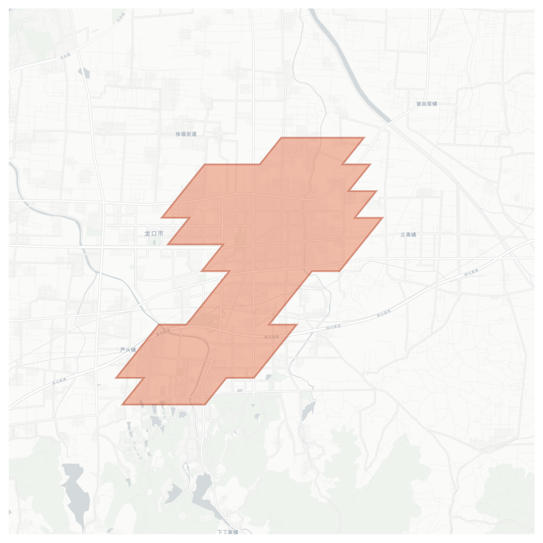 Xinjia geographic map
