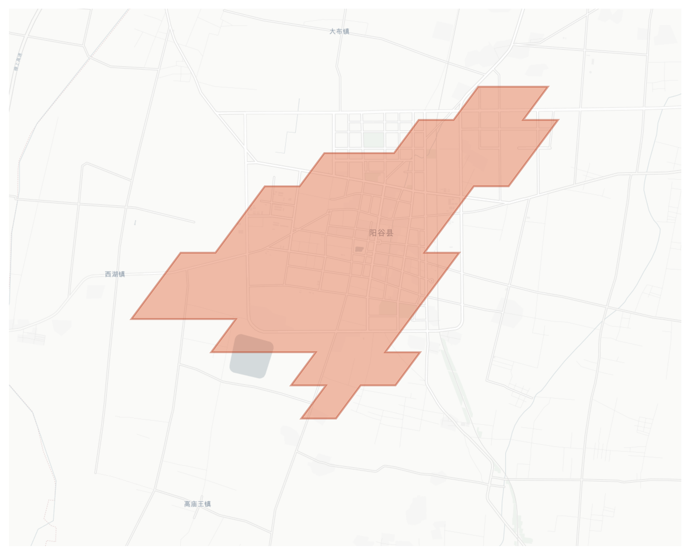 Yanggu geographic map