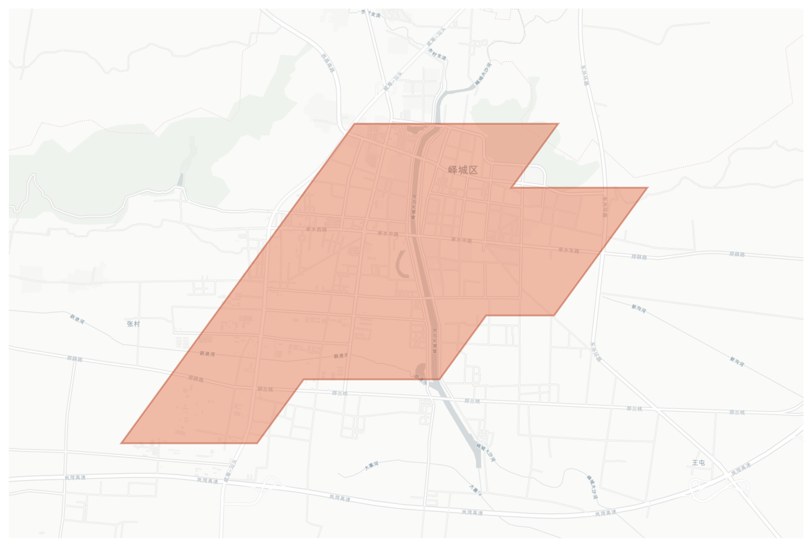 峄城区 geographic map