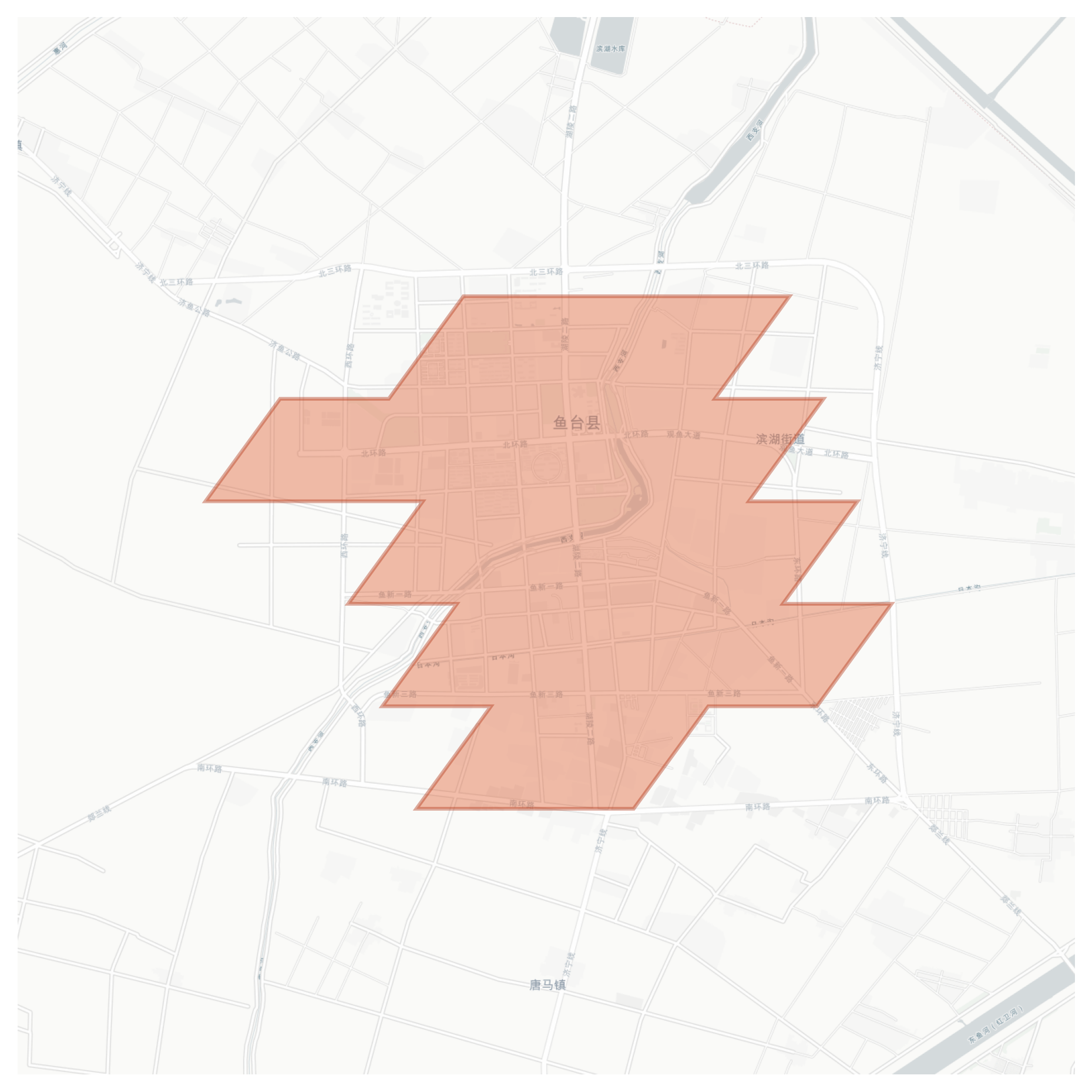 Yutai geographic map