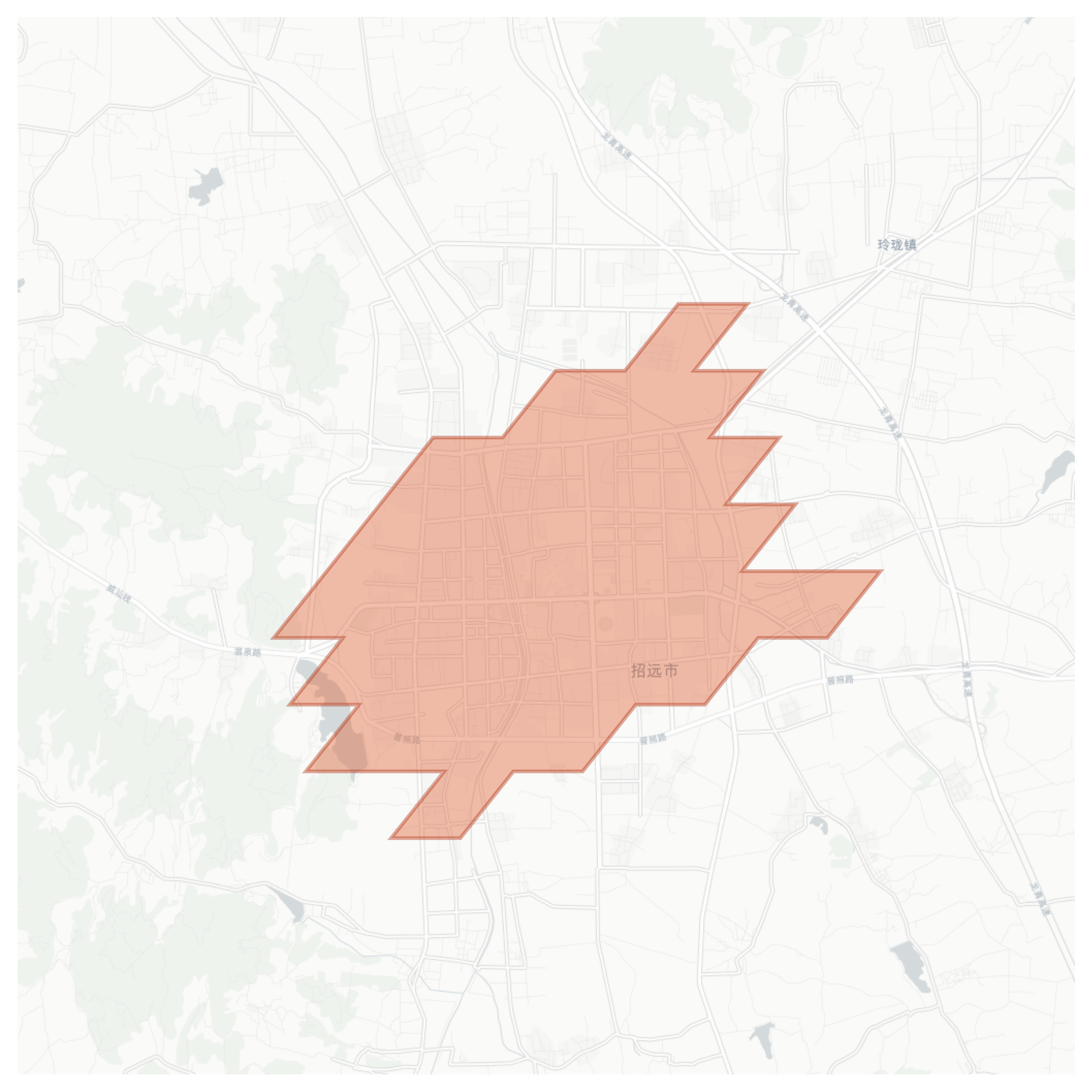 Zhaoyuan geographic map