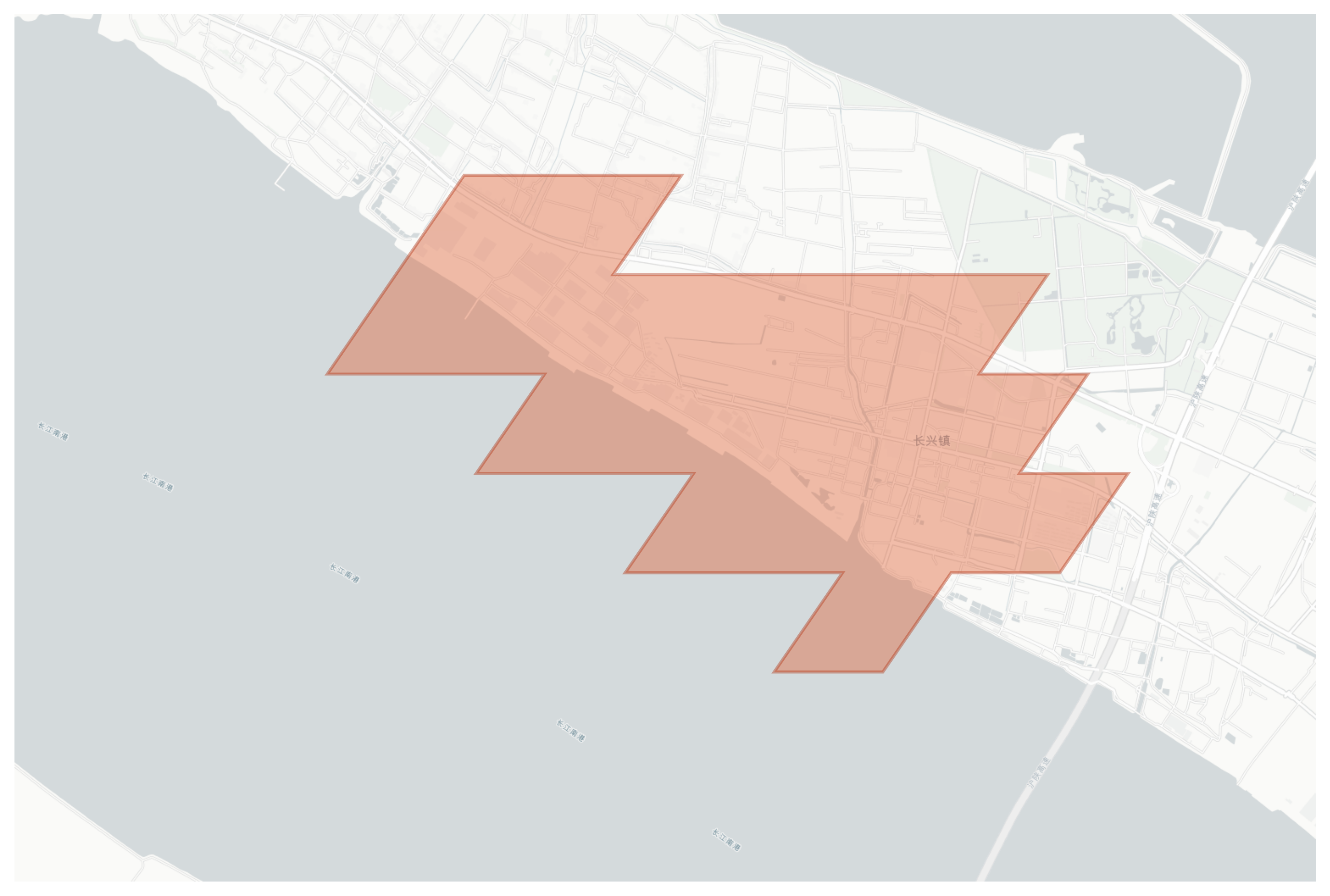 Changxing geographic map