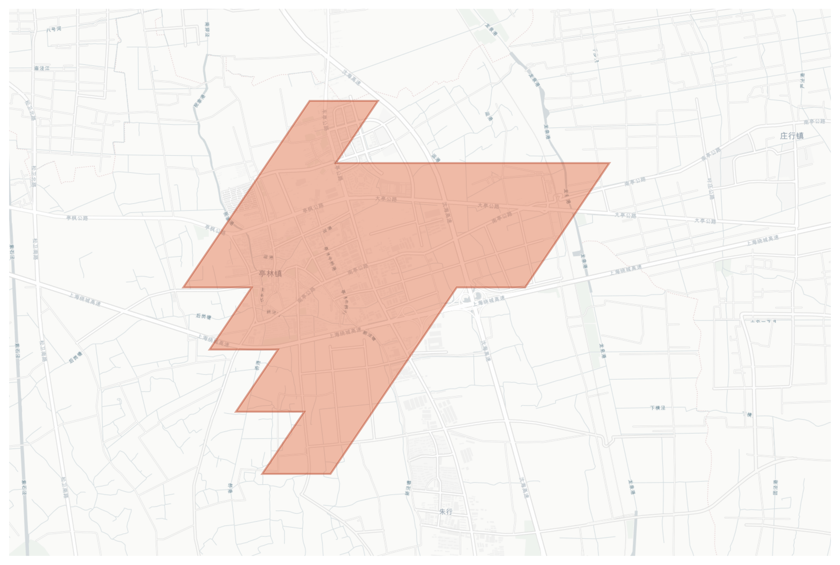 Tinglin geographic map
