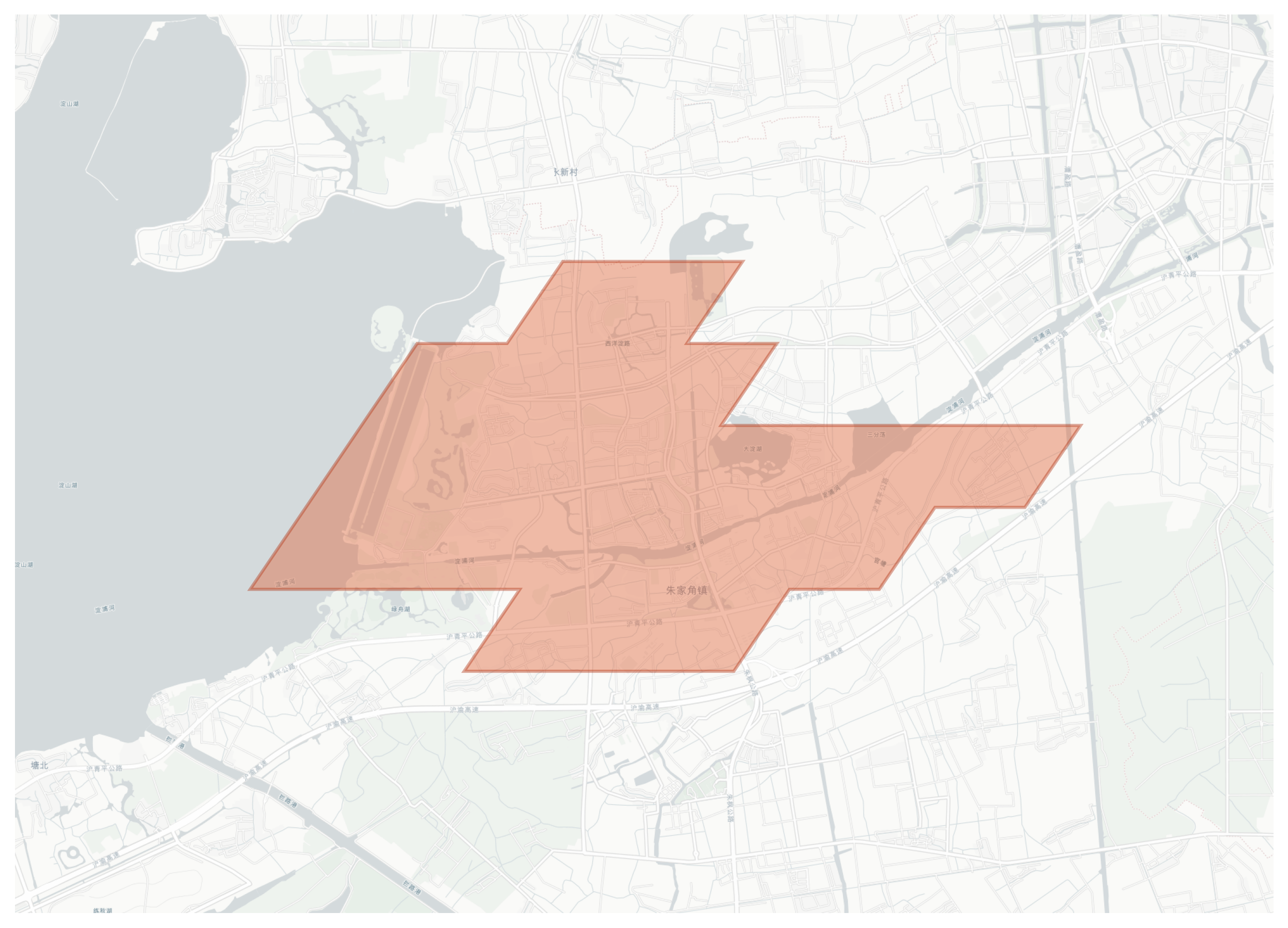 Zhujiajiao geographic map
