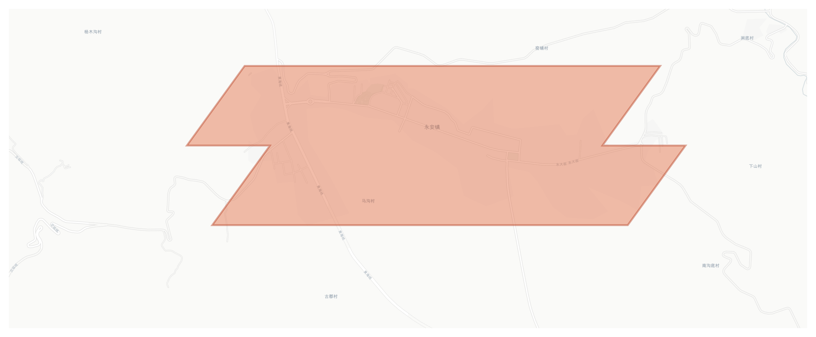 Fenxi geographic map
