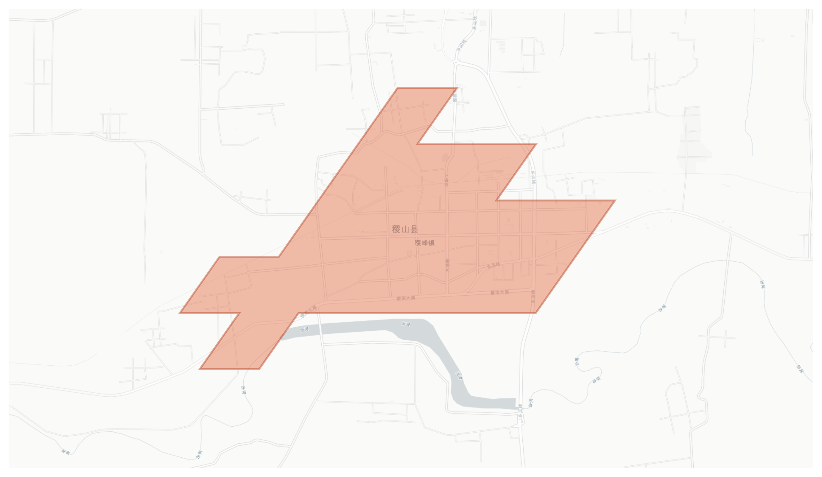 Jishan geographic map