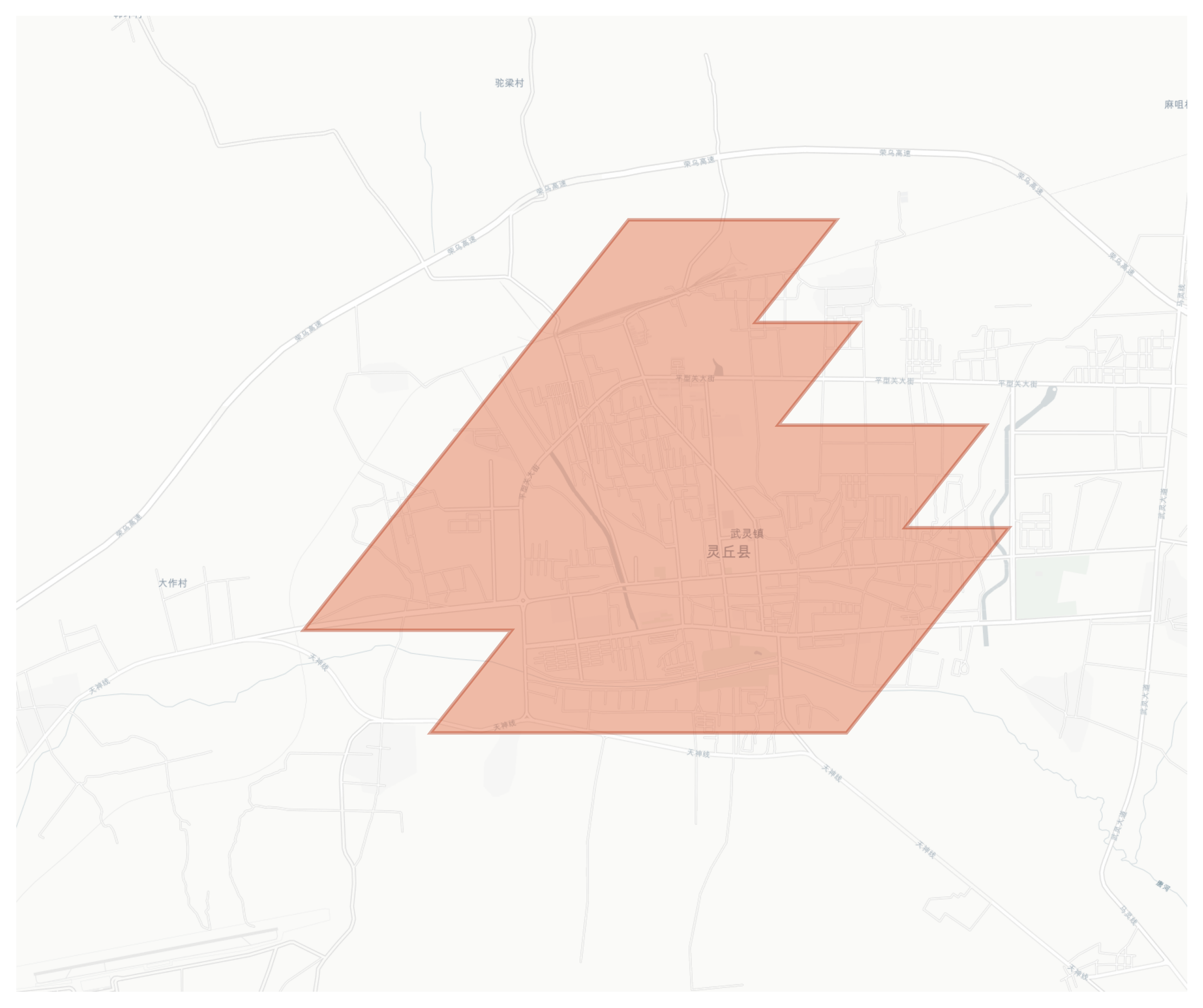 Lingqiu geographic map