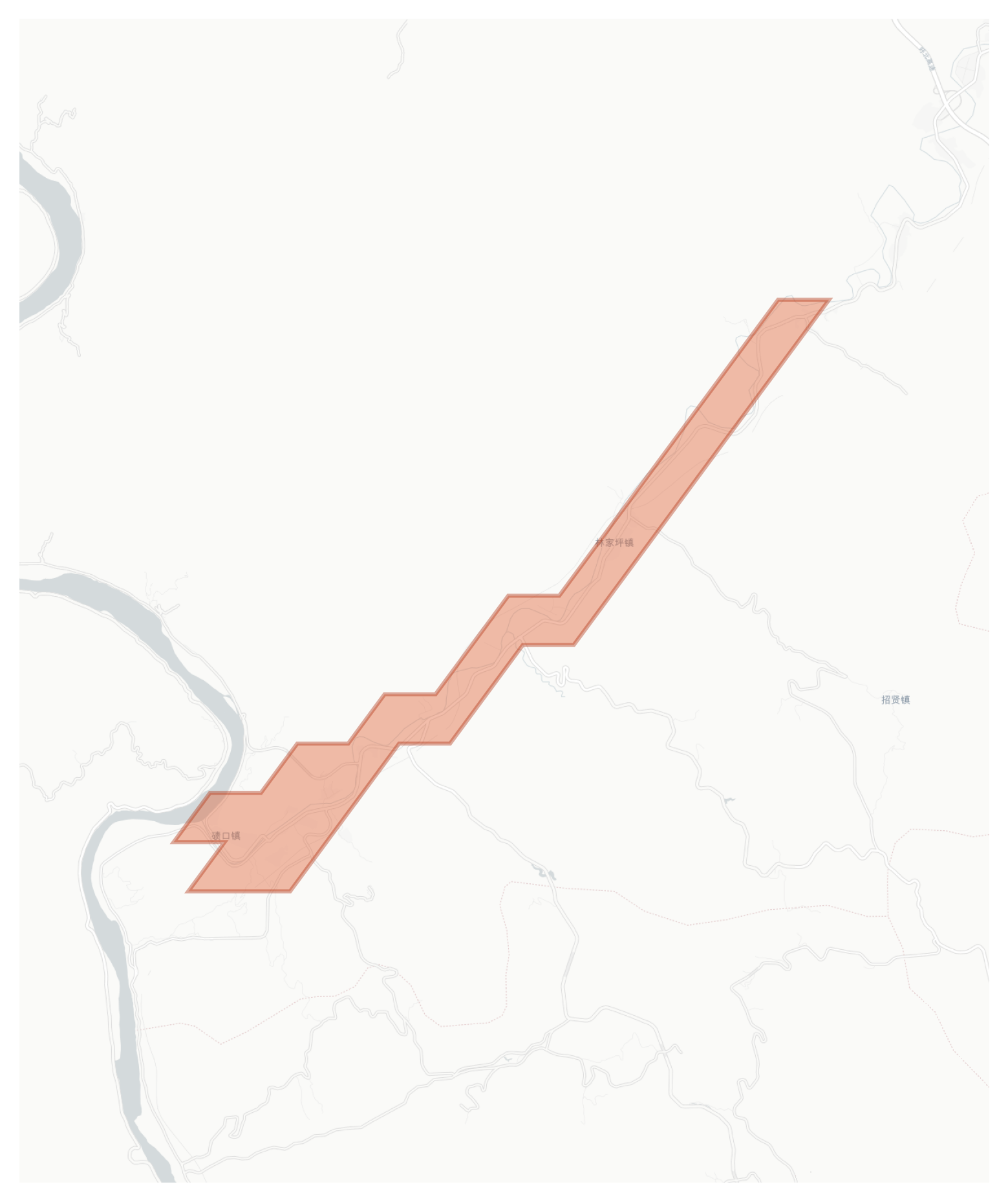 Qikou geographic map