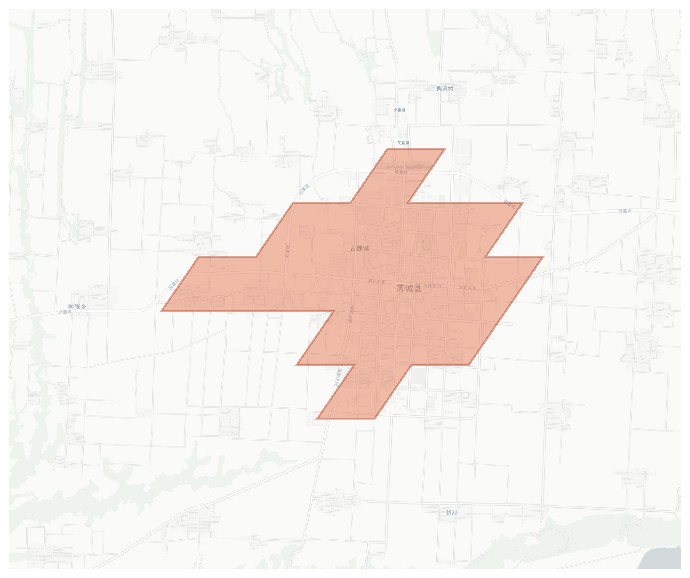 Ruicheng geographic map