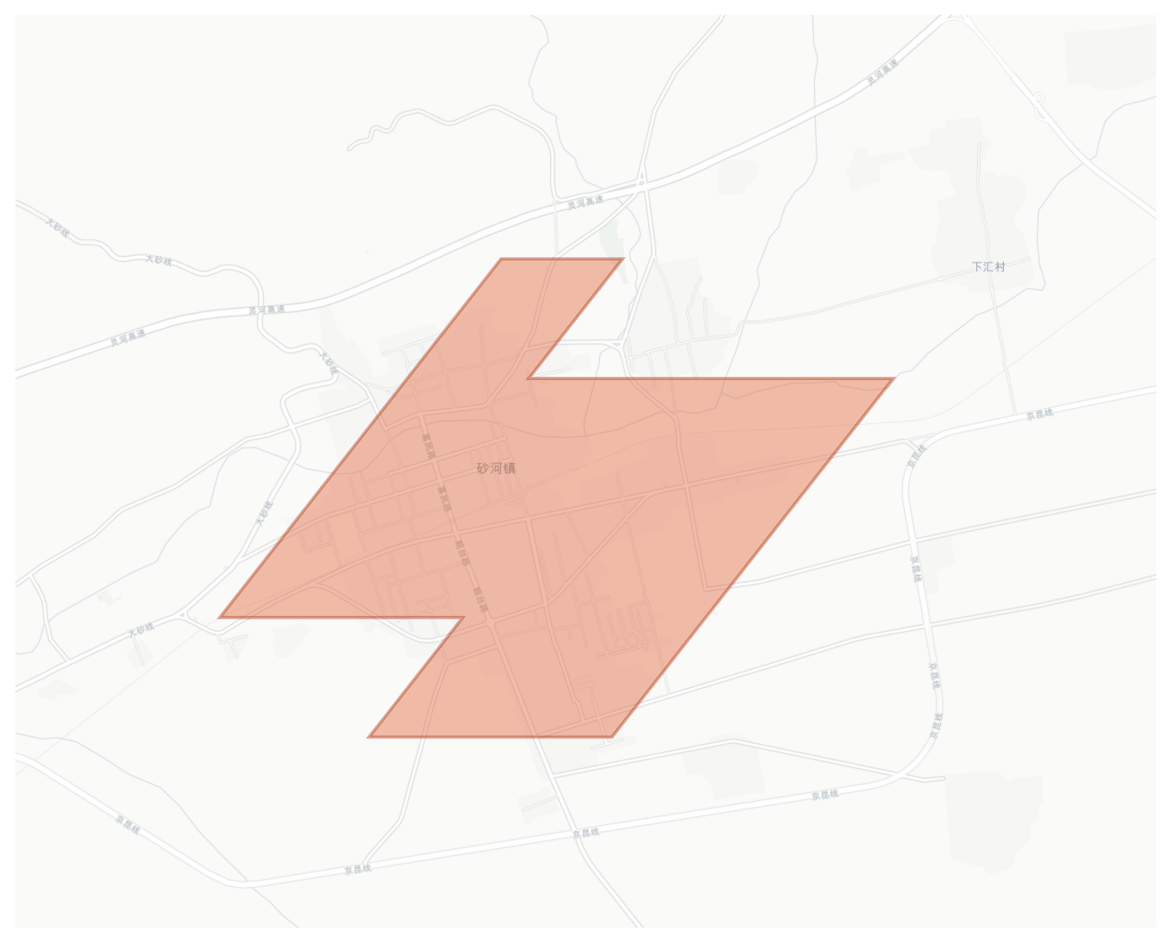 Shahe geographic map