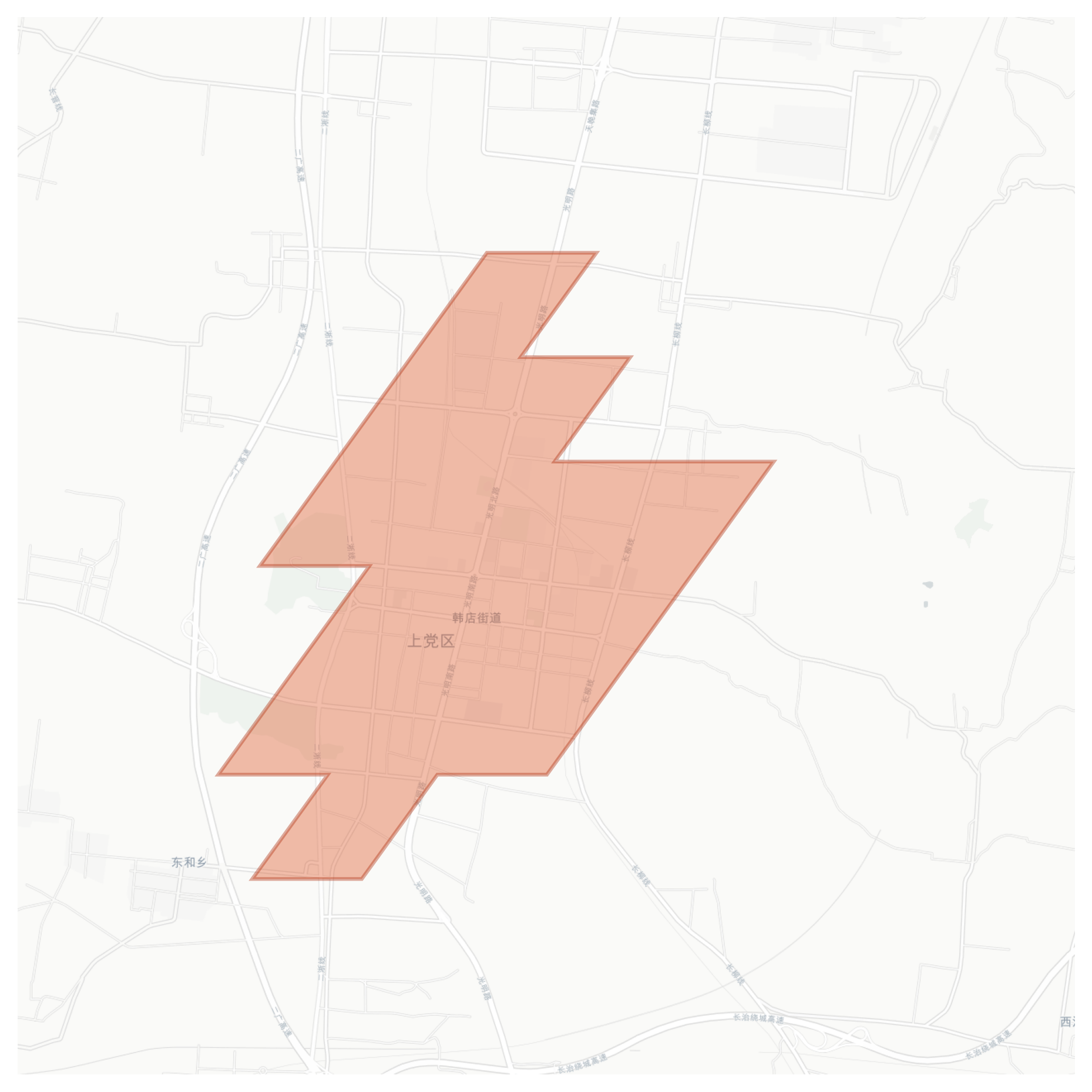 Shangdang geographic map