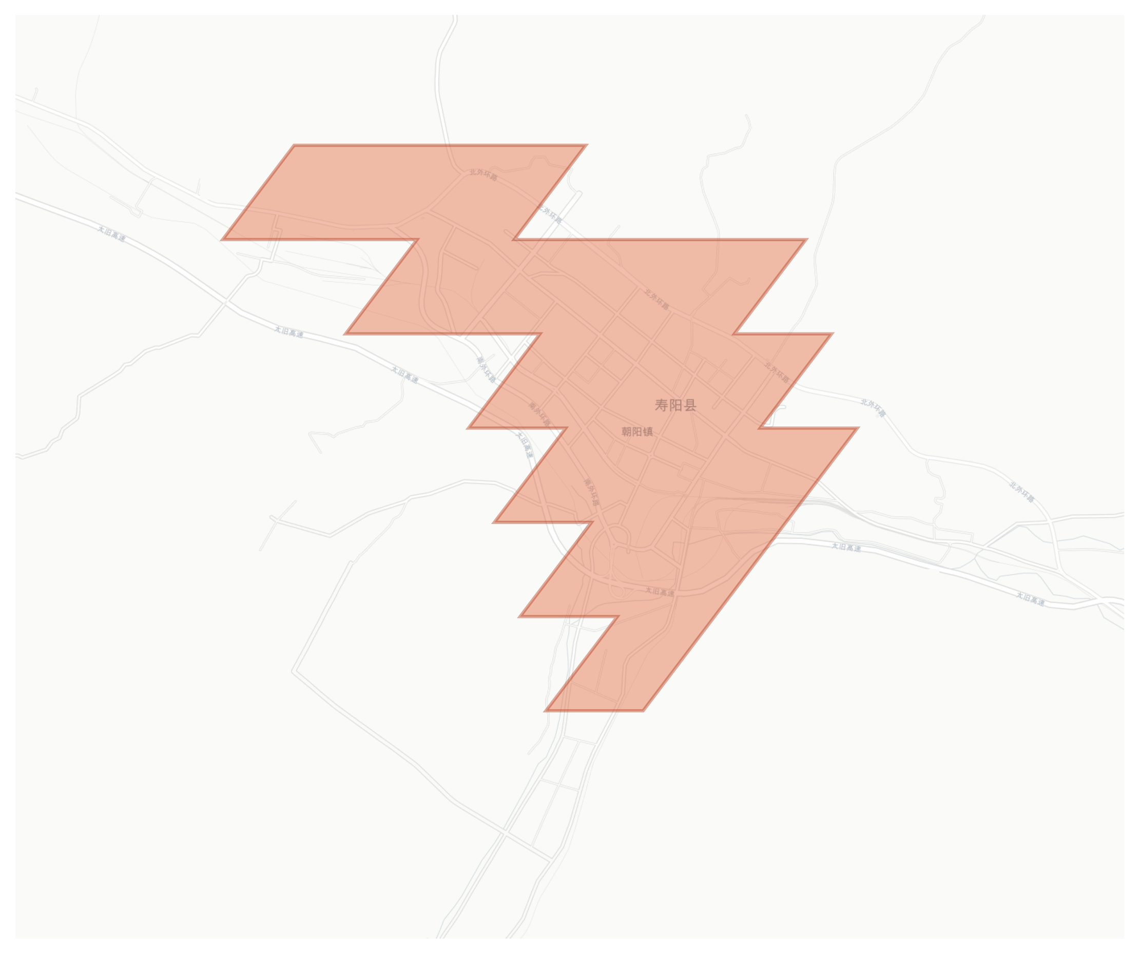 Shouyang geographic map