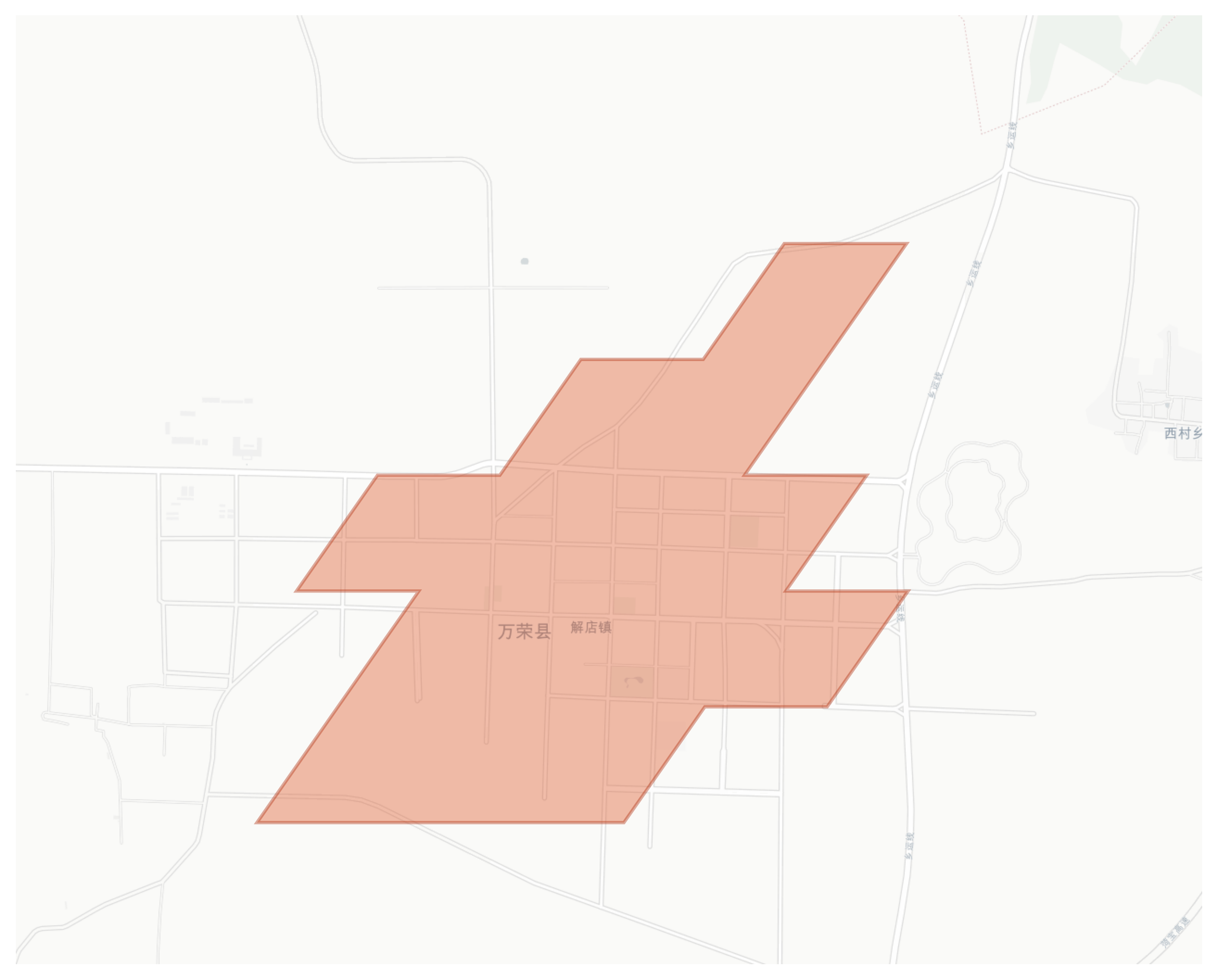 Wanrong geographic map