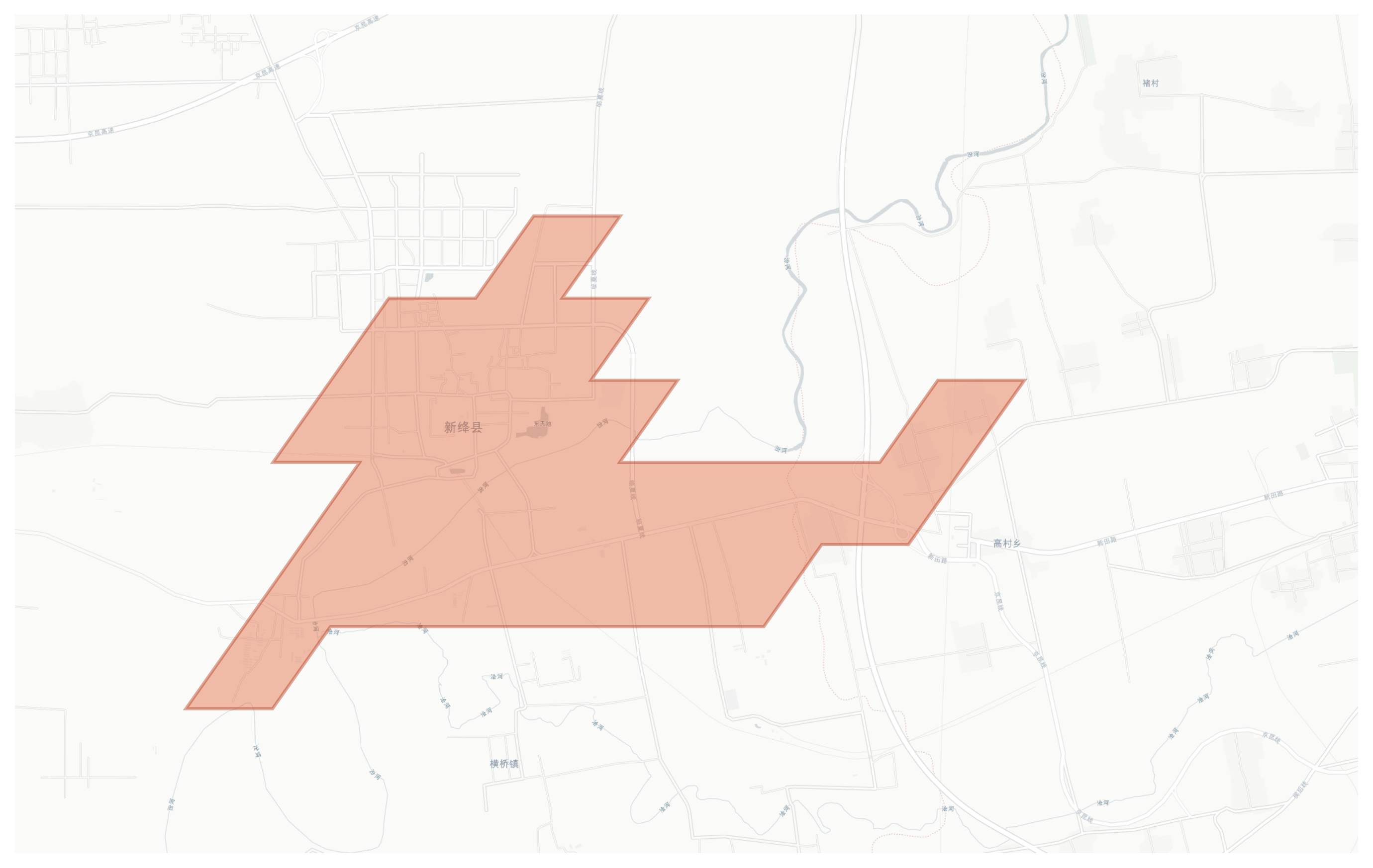 Xinjiang geographic map