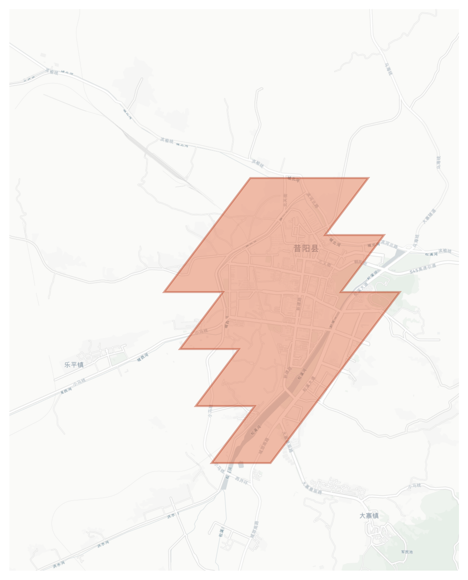 Xiyang geographic map
