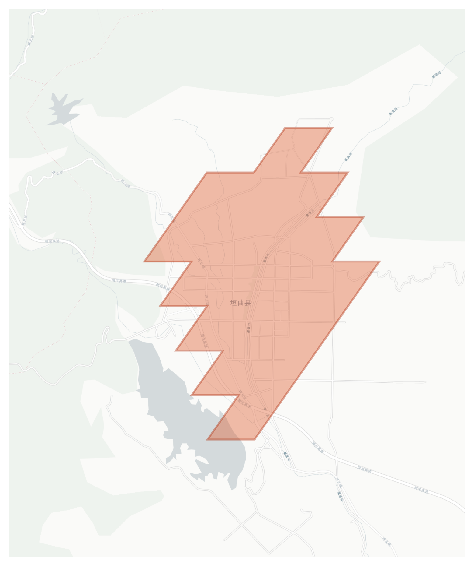 Yuanqu geographic map