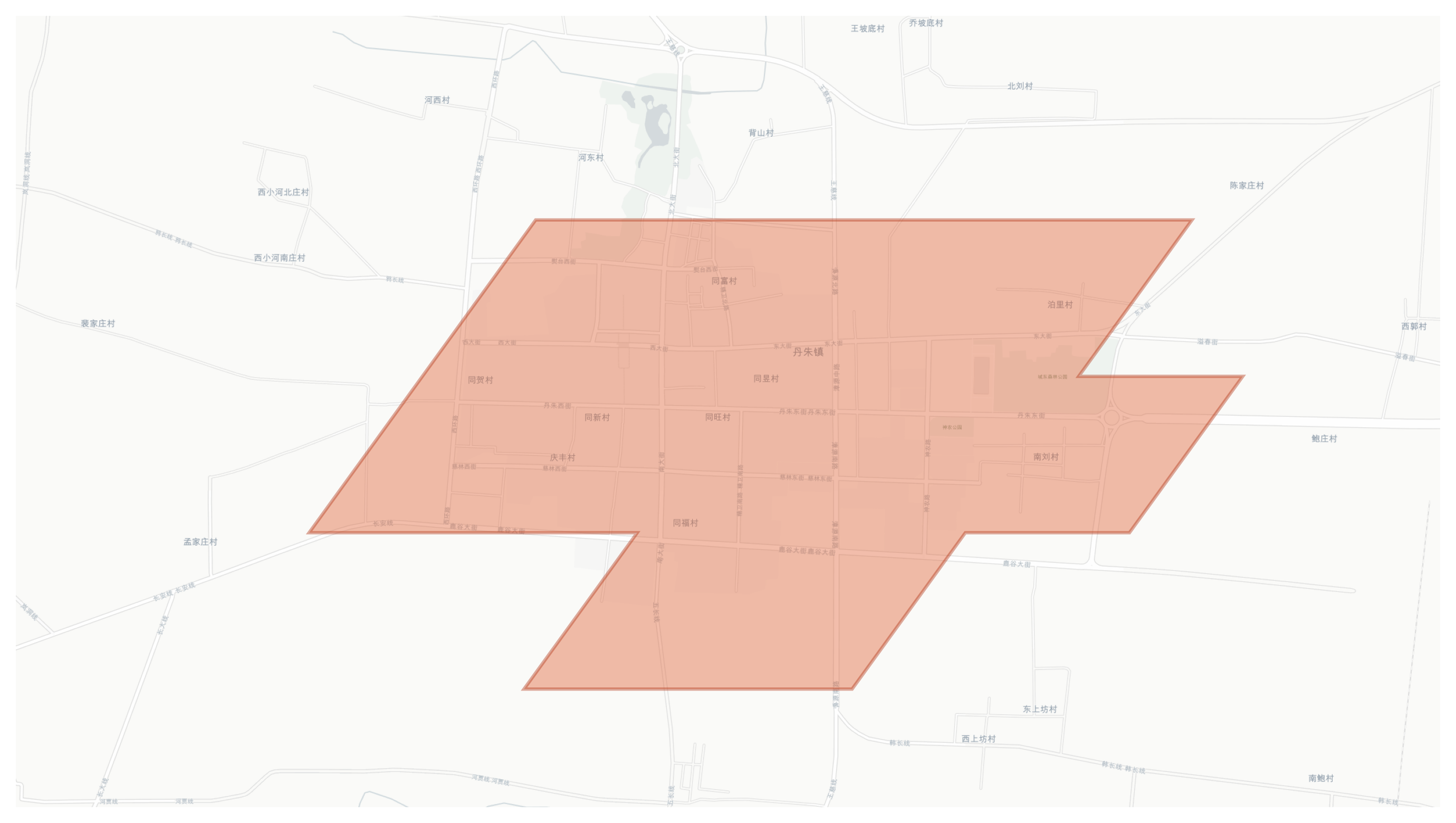 Zhangzi geographic map