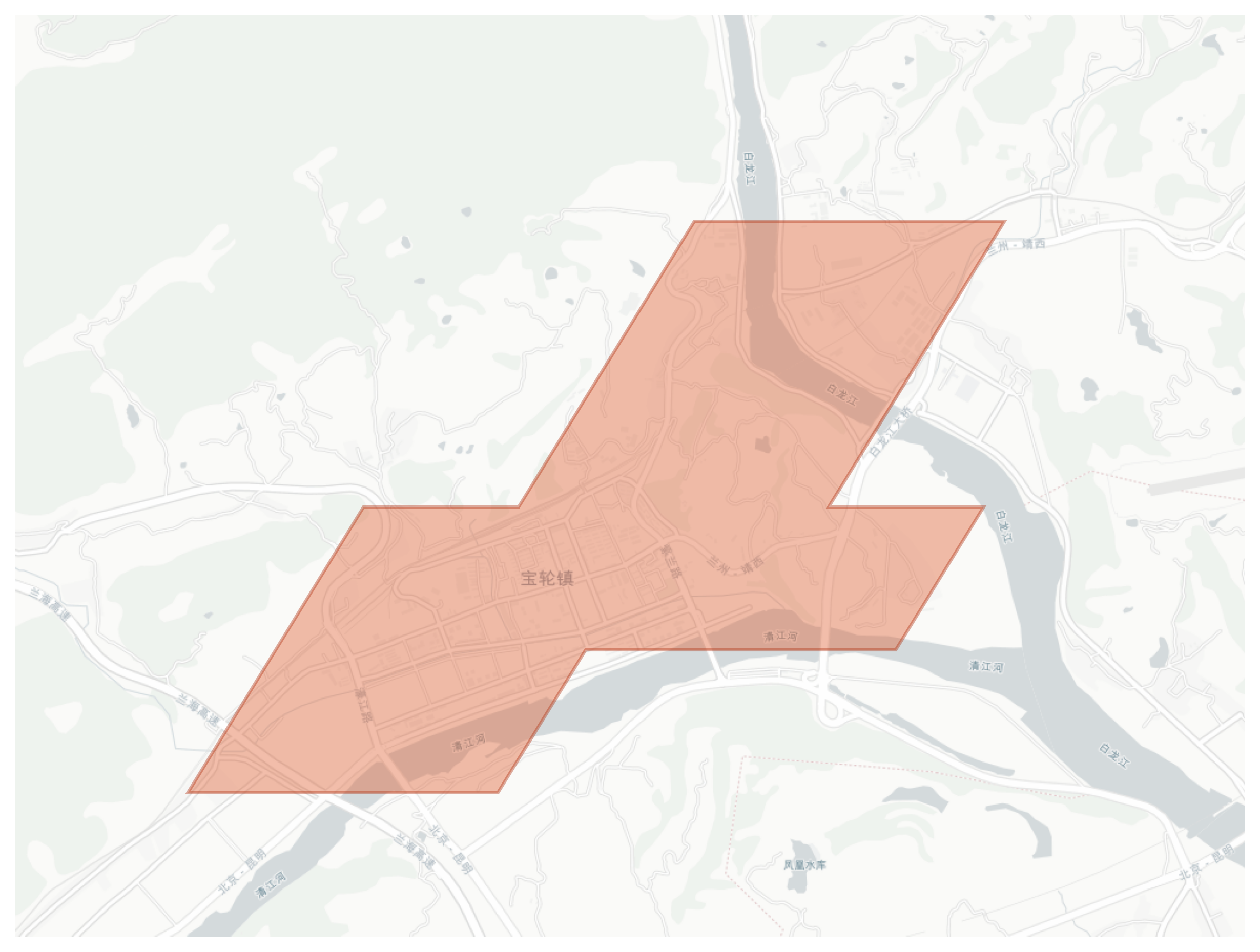 Baolun geographic map