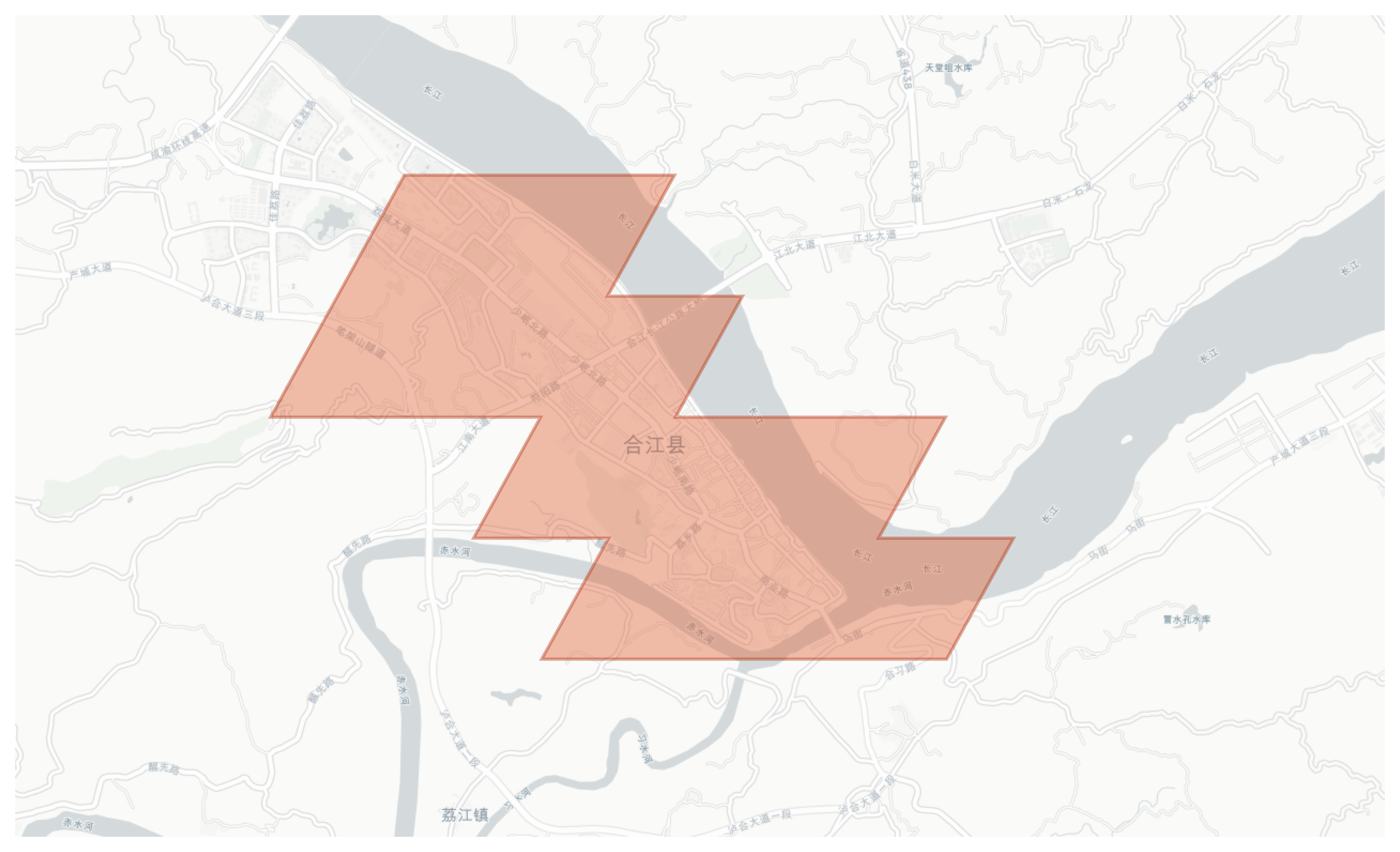 Hejiang geographic map